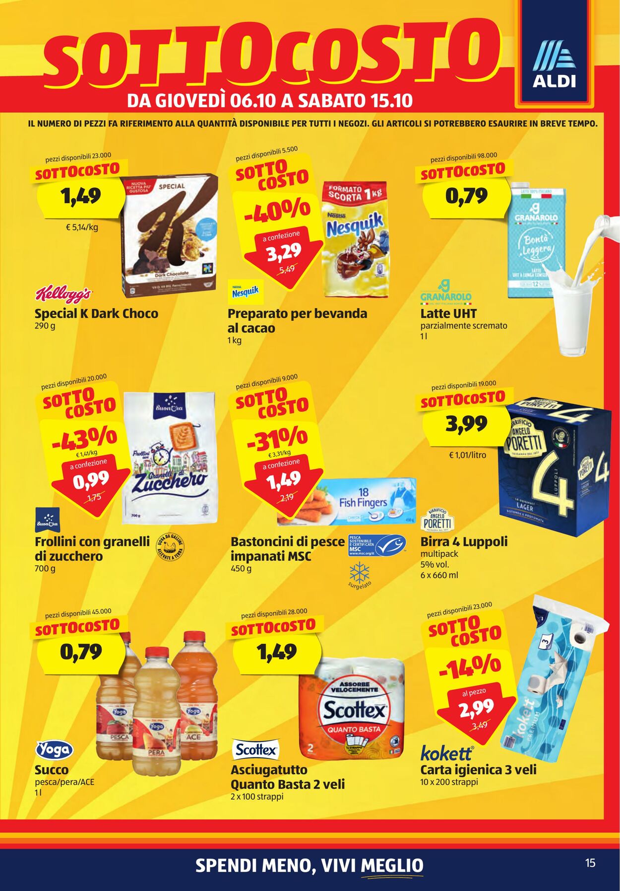 Volantino Aldi 03.10.2022 - 09.10.2022