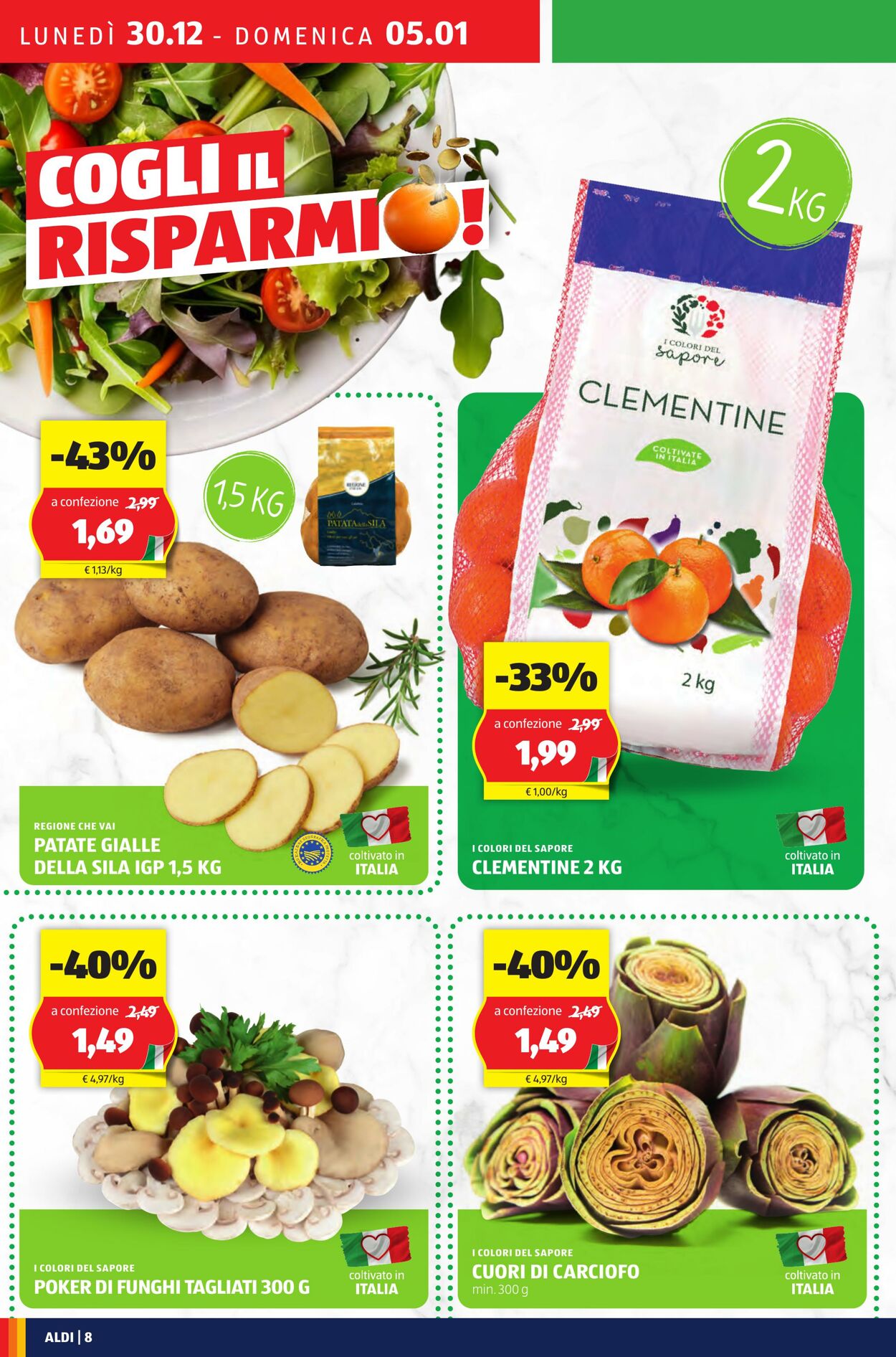 Volantino Aldi 30.12.2024 - 05.01.2025