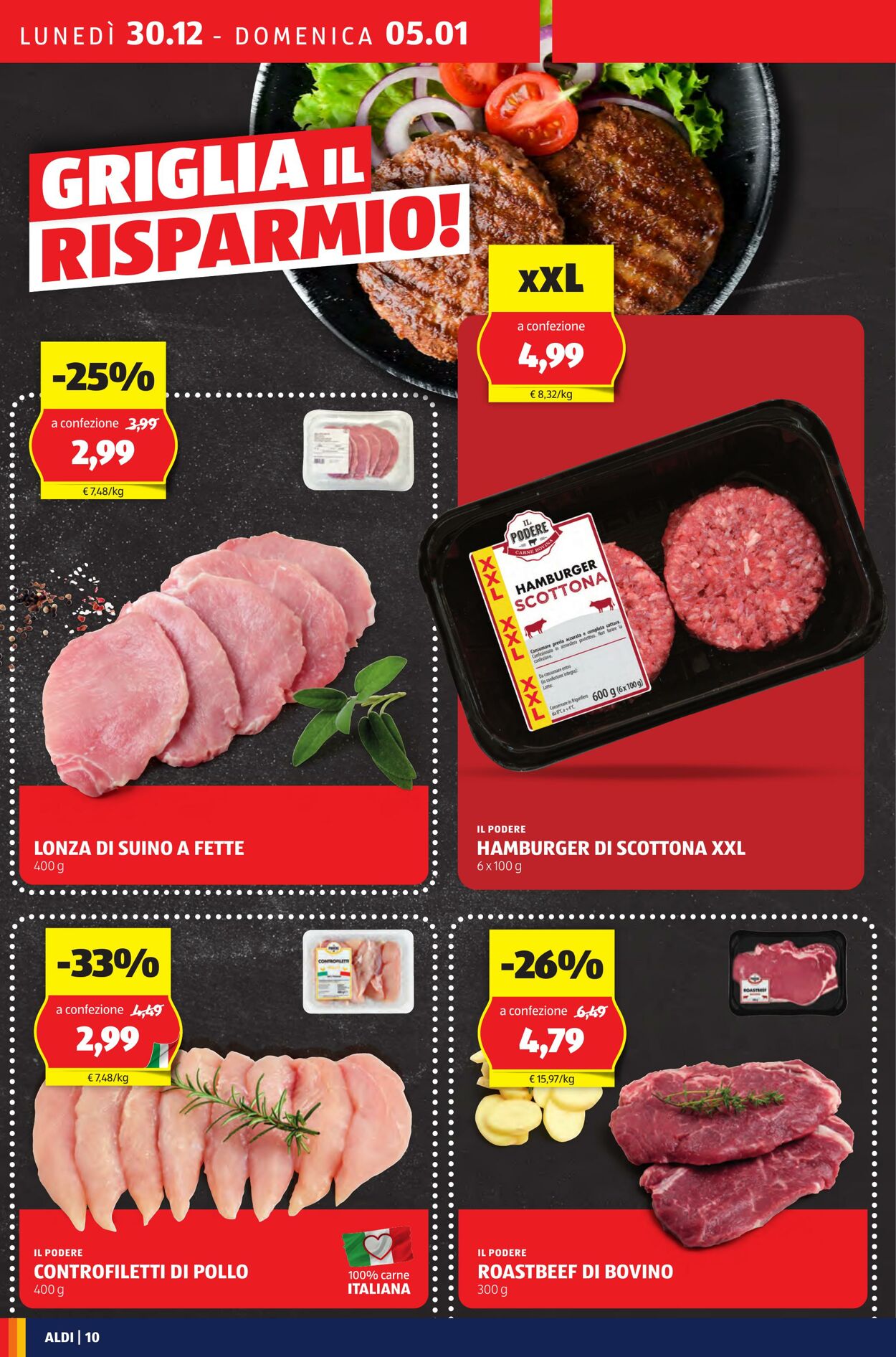 Volantino Aldi 30.12.2024 - 05.01.2025