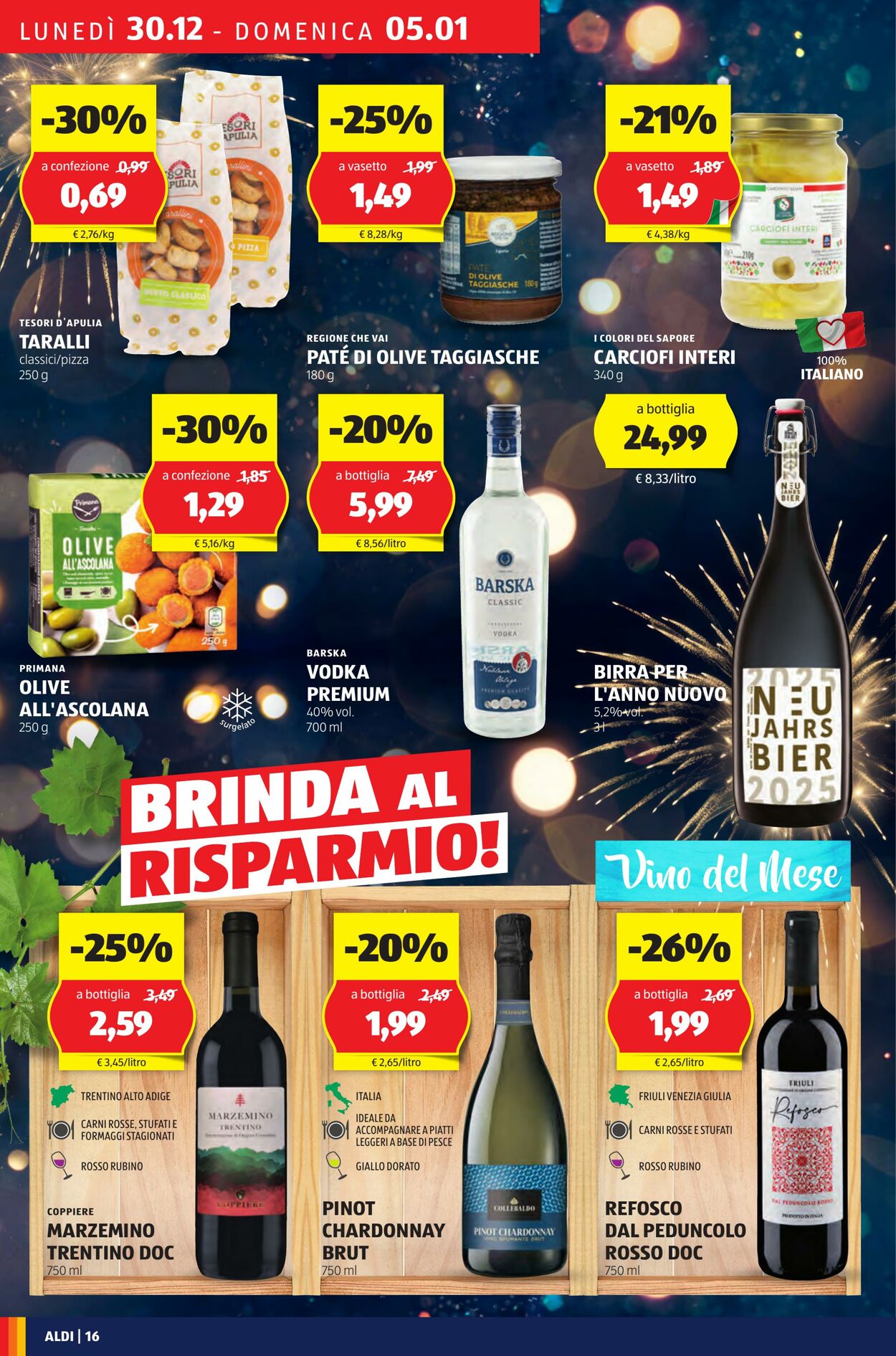 Volantino Aldi 30.12.2024 - 05.01.2025