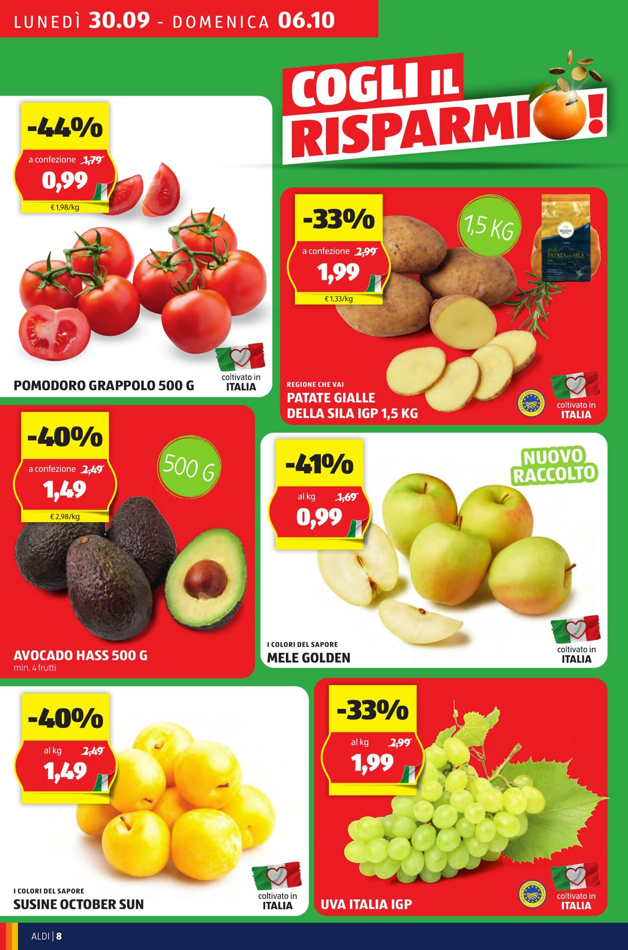 Volantino Aldi 30.09.2024 - 06.10.2024