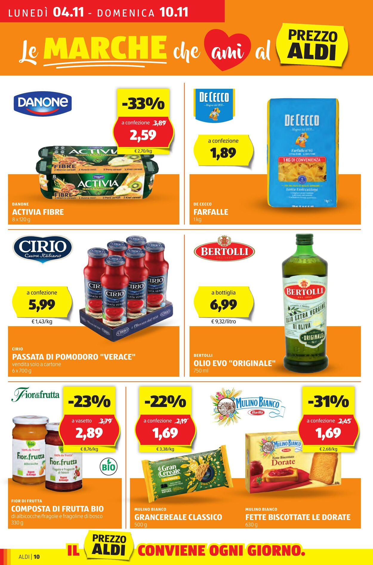 Volantino Aldi 04.11.2024 - 10.11.2024