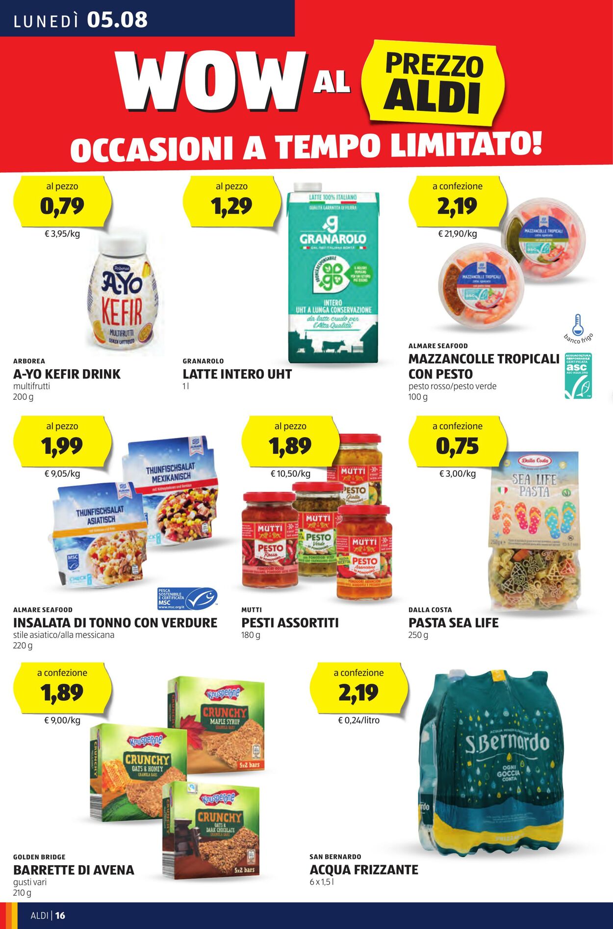 Volantino Aldi 05.08.2024 - 11.08.2024