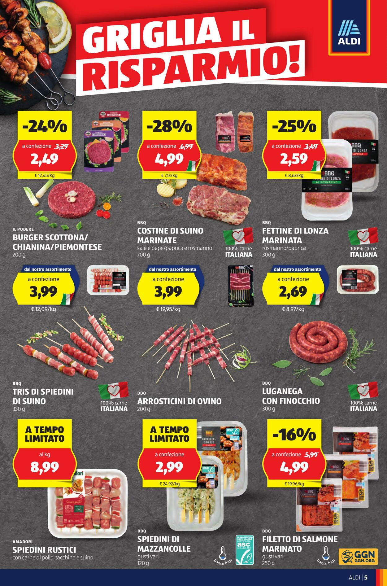 Volantino Aldi 05.08.2024 - 11.08.2024