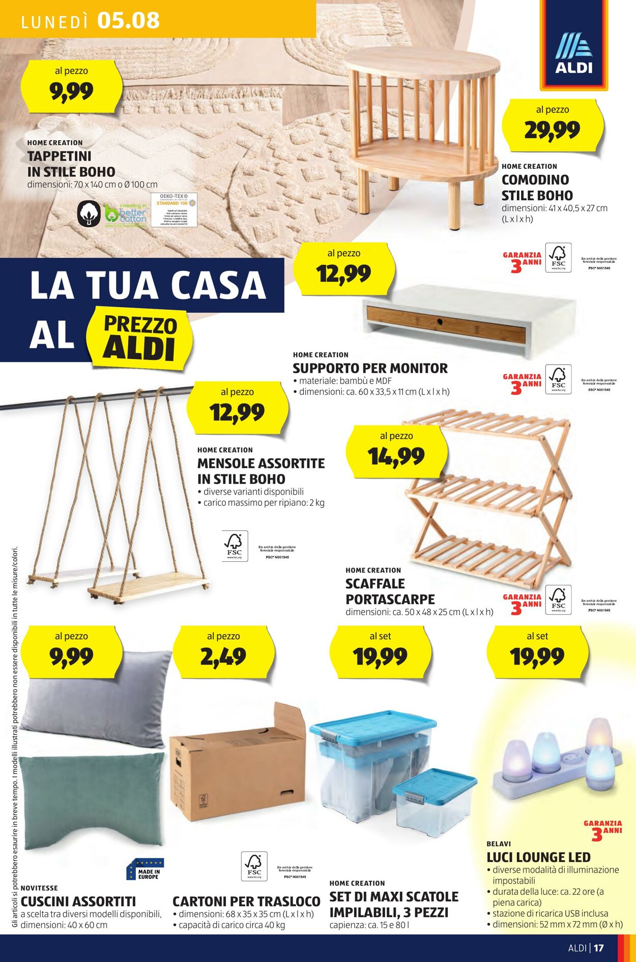 Volantino Aldi 05.08.2024 - 11.08.2024