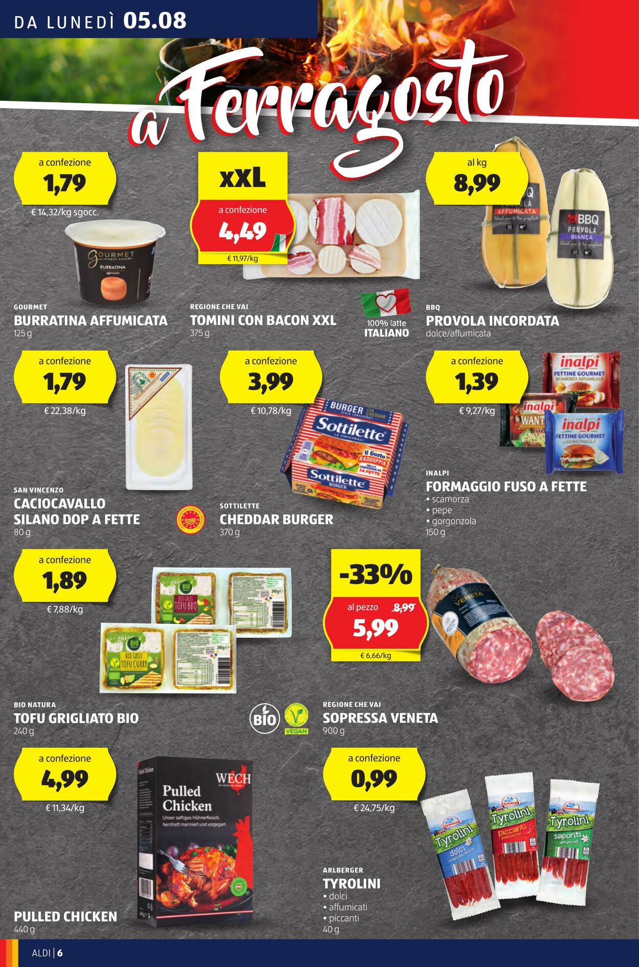 Volantino Aldi 05.08.2024 - 11.08.2024