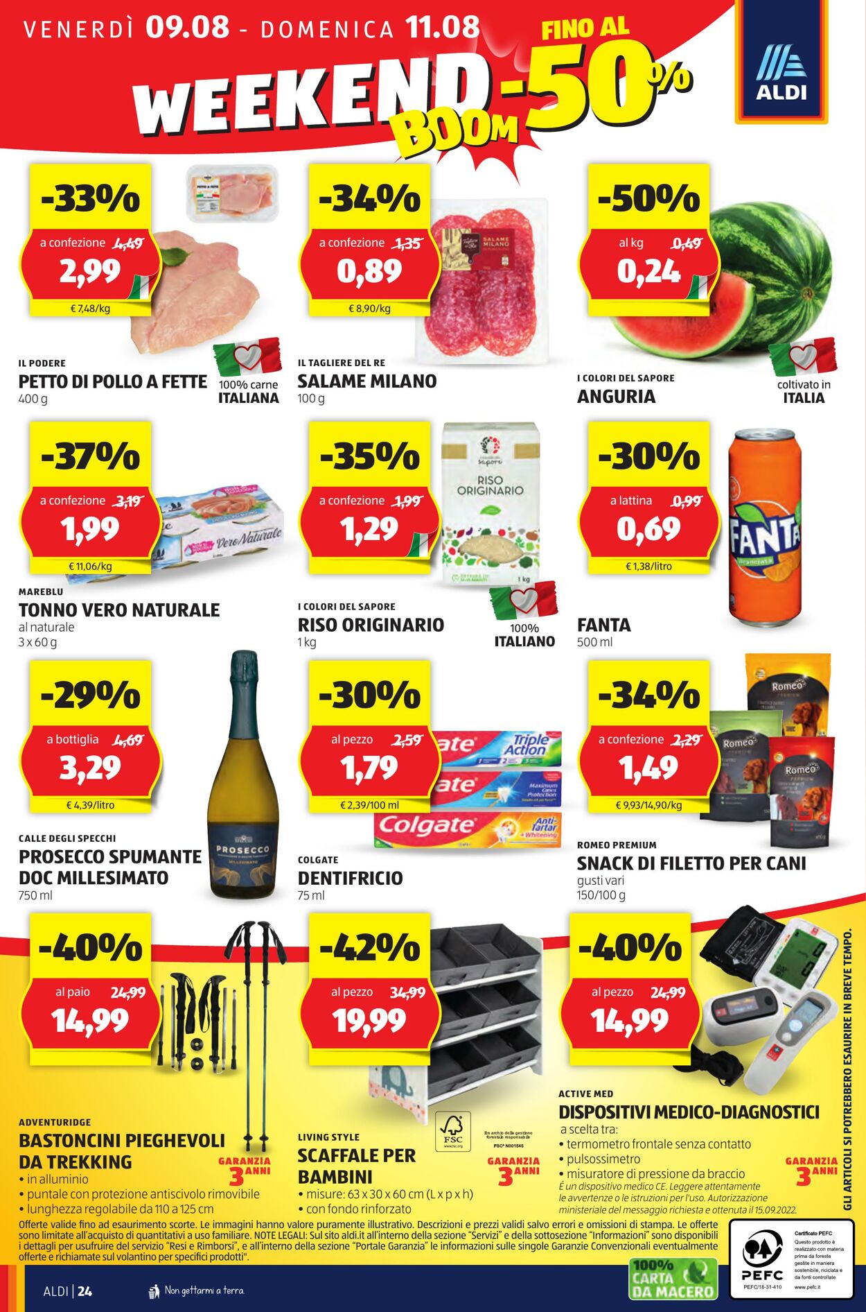 Volantino Aldi 05.08.2024 - 11.08.2024