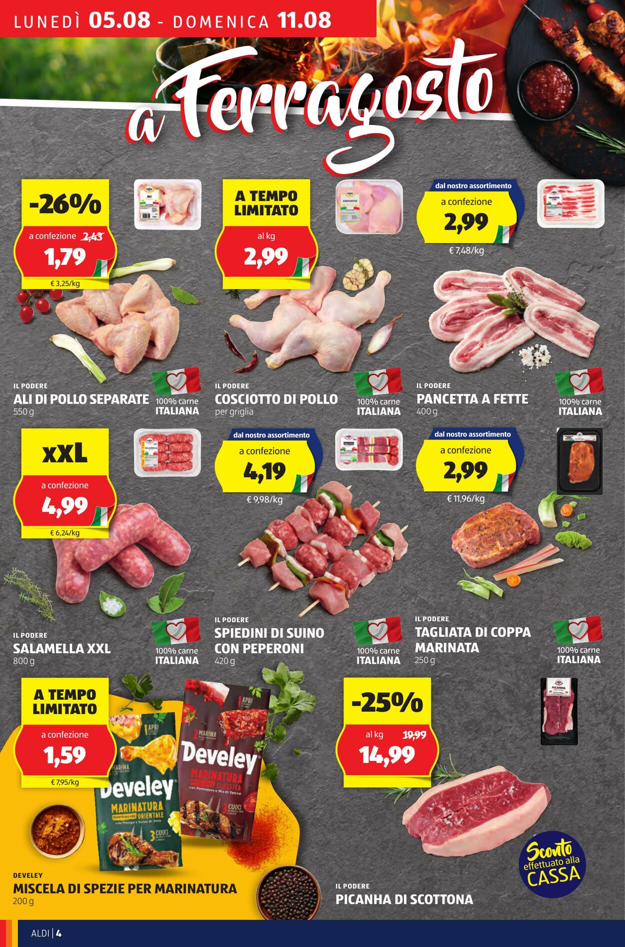 Volantino Aldi 05.08.2024 - 11.08.2024