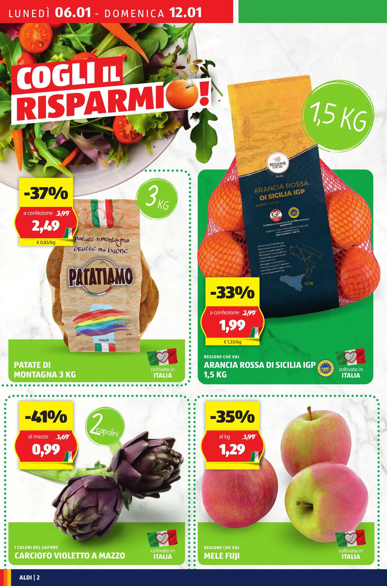 Volantino Aldi 06.01.2025 - 12.01.2025