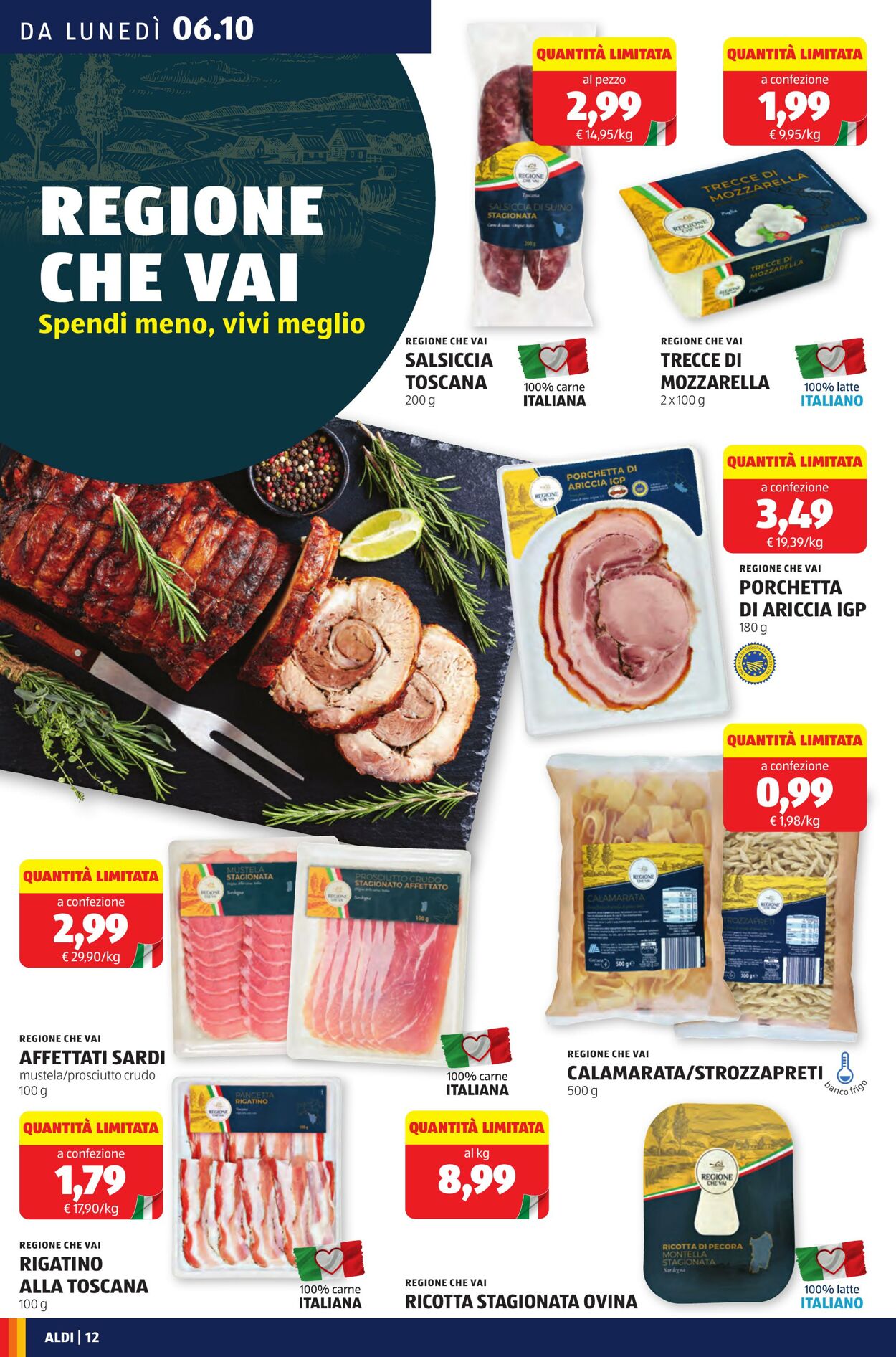 Volantino Aldi 06.10.2025 - 12.10.2025