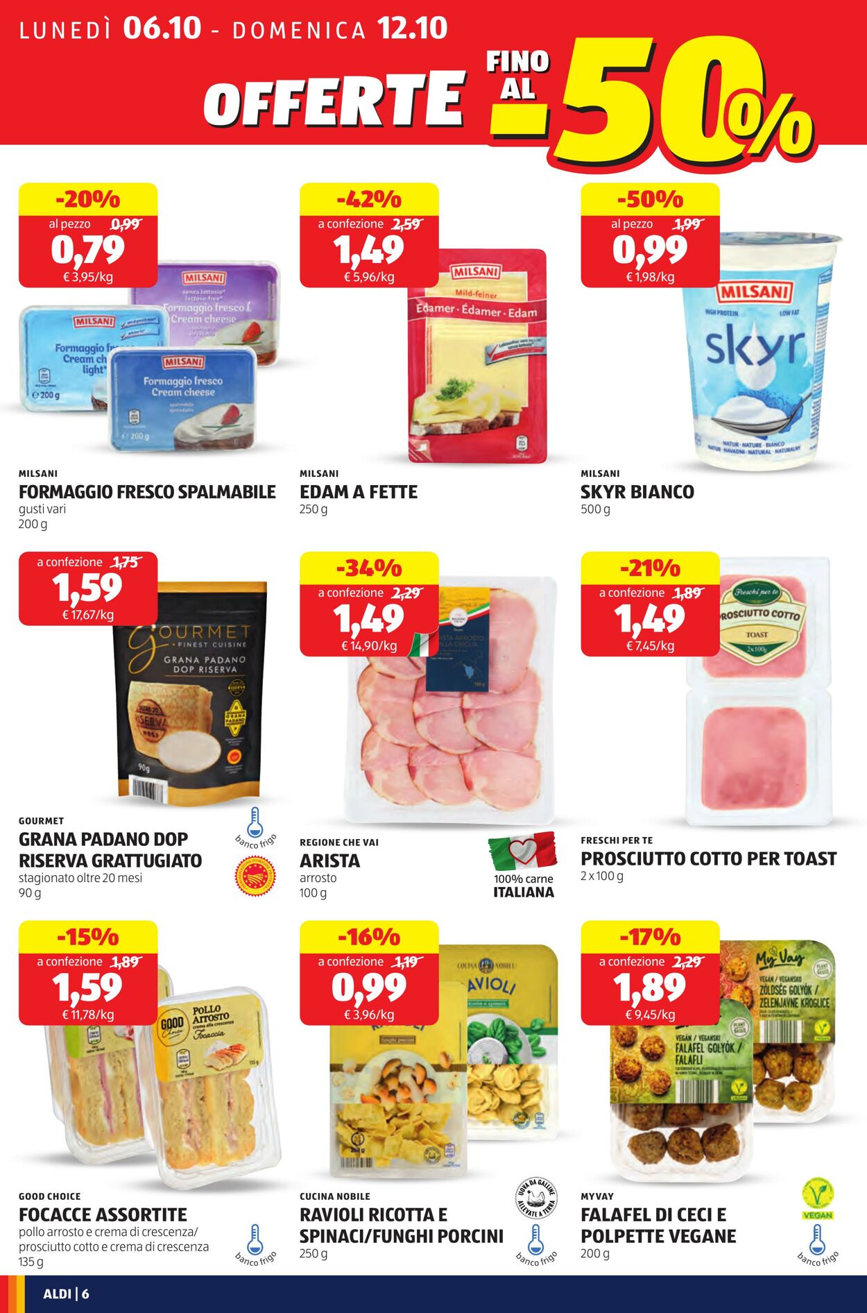 Volantino Aldi 06.10.2025 - 12.10.2025