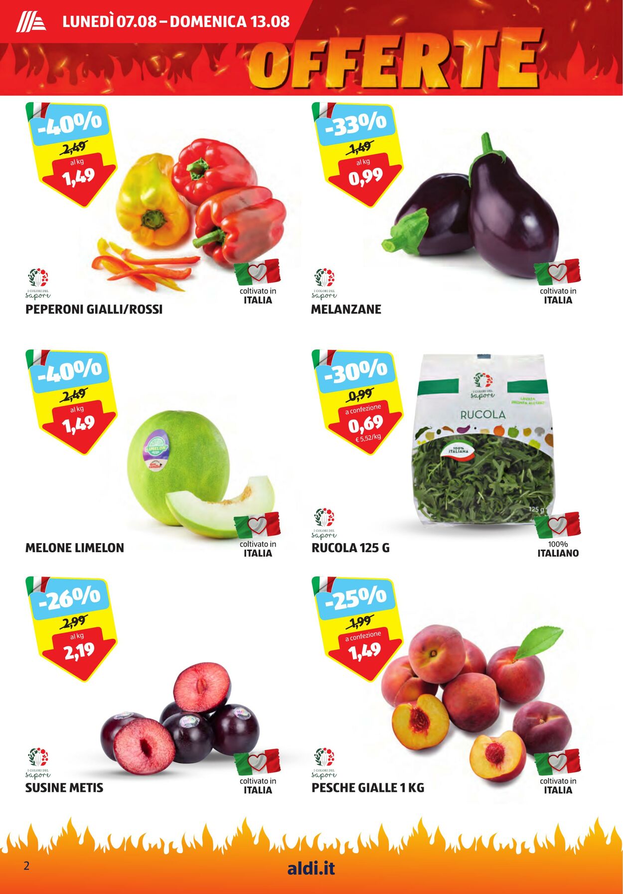 Volantino Aldi 07.08.2023 - 13.08.2023