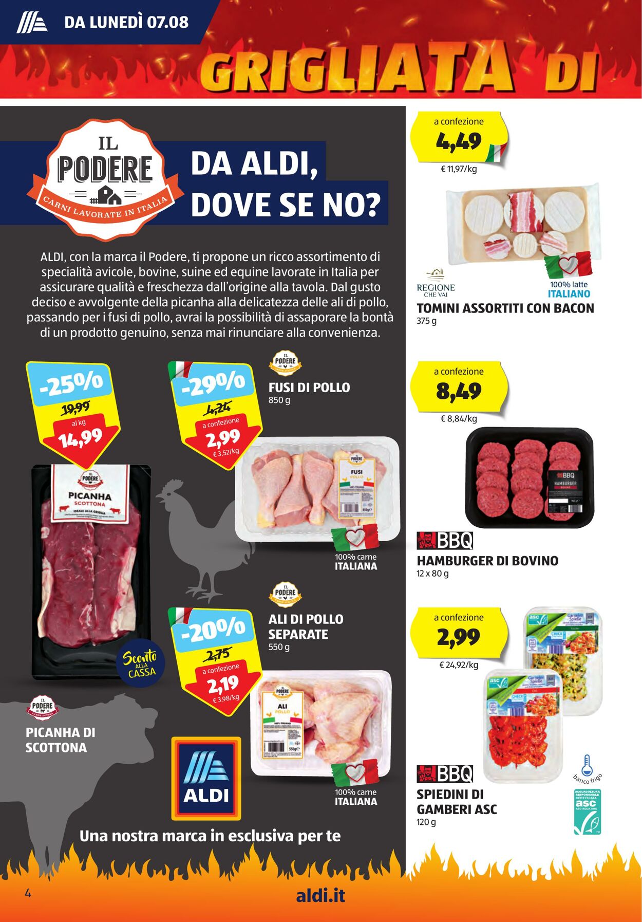 Volantino Aldi 07.08.2023 - 13.08.2023