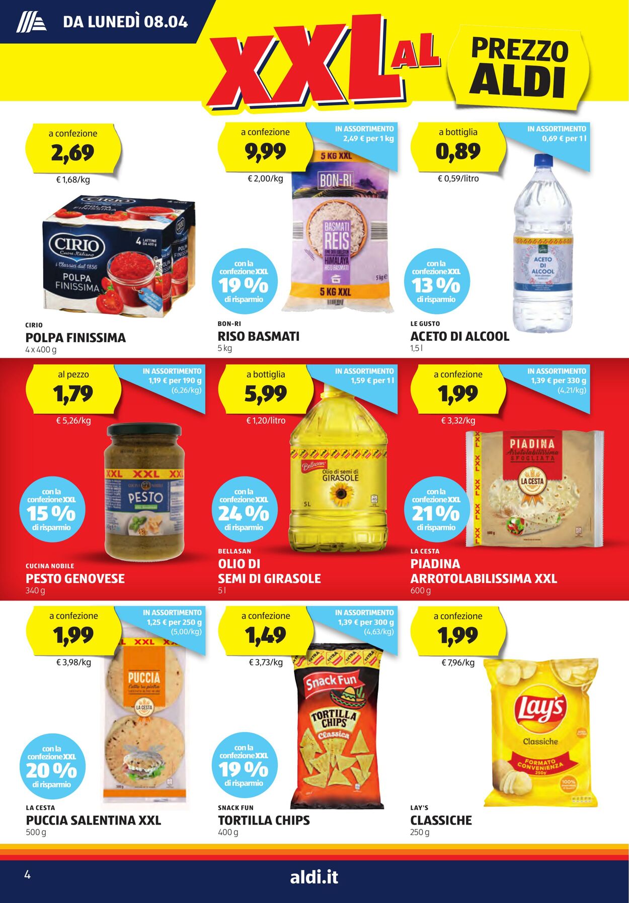 Volantino Aldi 08.04.2024 - 14.04.2024