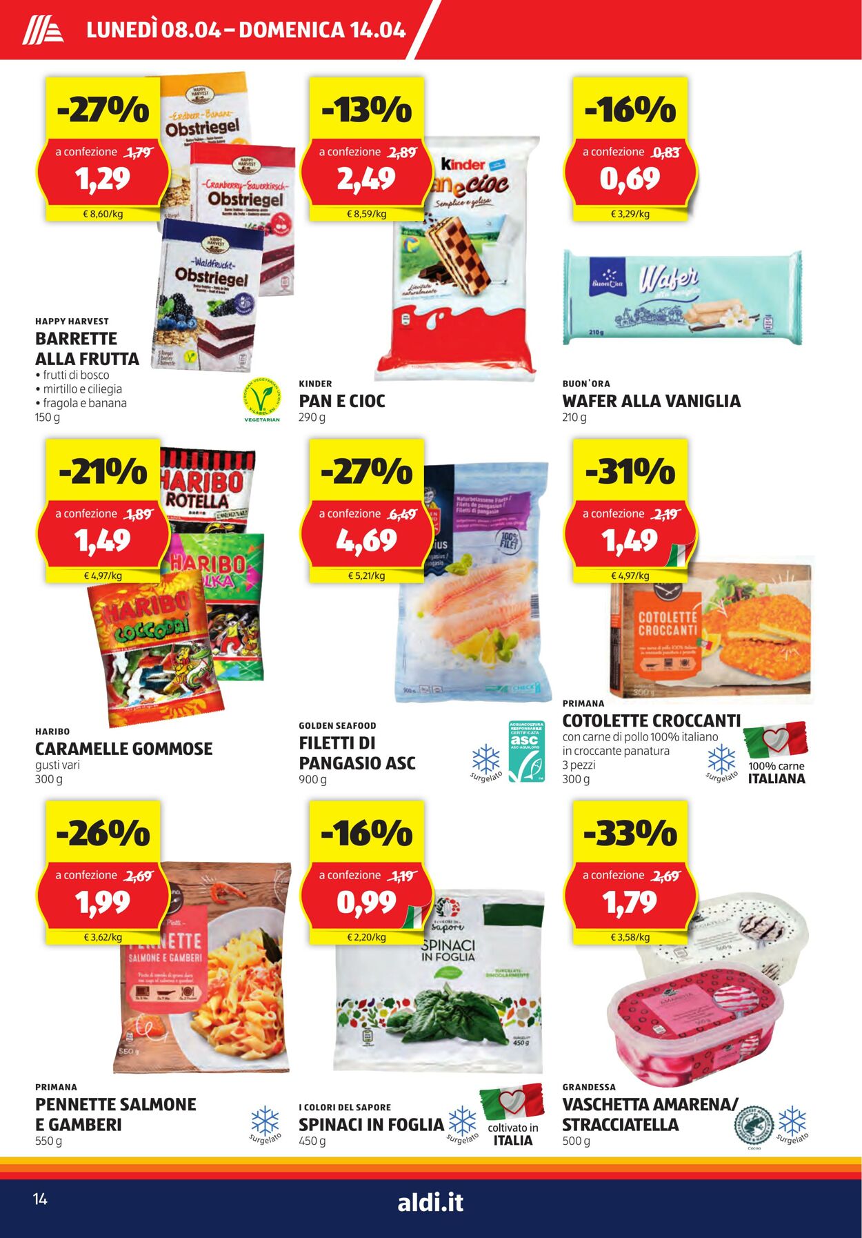 Volantino Aldi 08.04.2024 - 14.04.2024