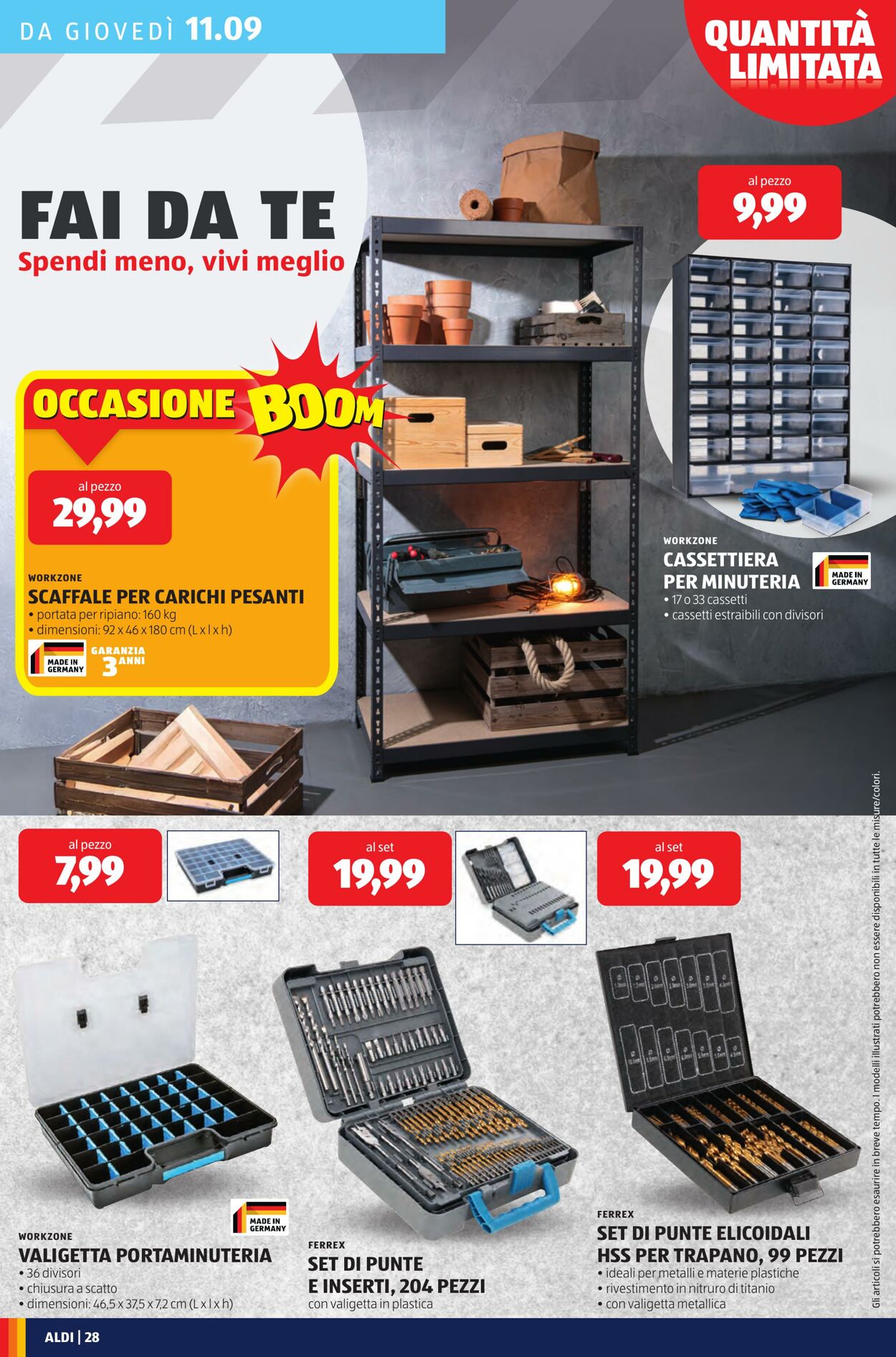 Volantino Aldi 08.09.2025 - 14.09.2025