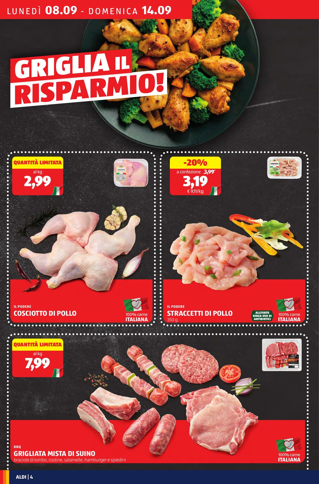 Volantino Aldi 08.09.2025 - 14.09.2025
