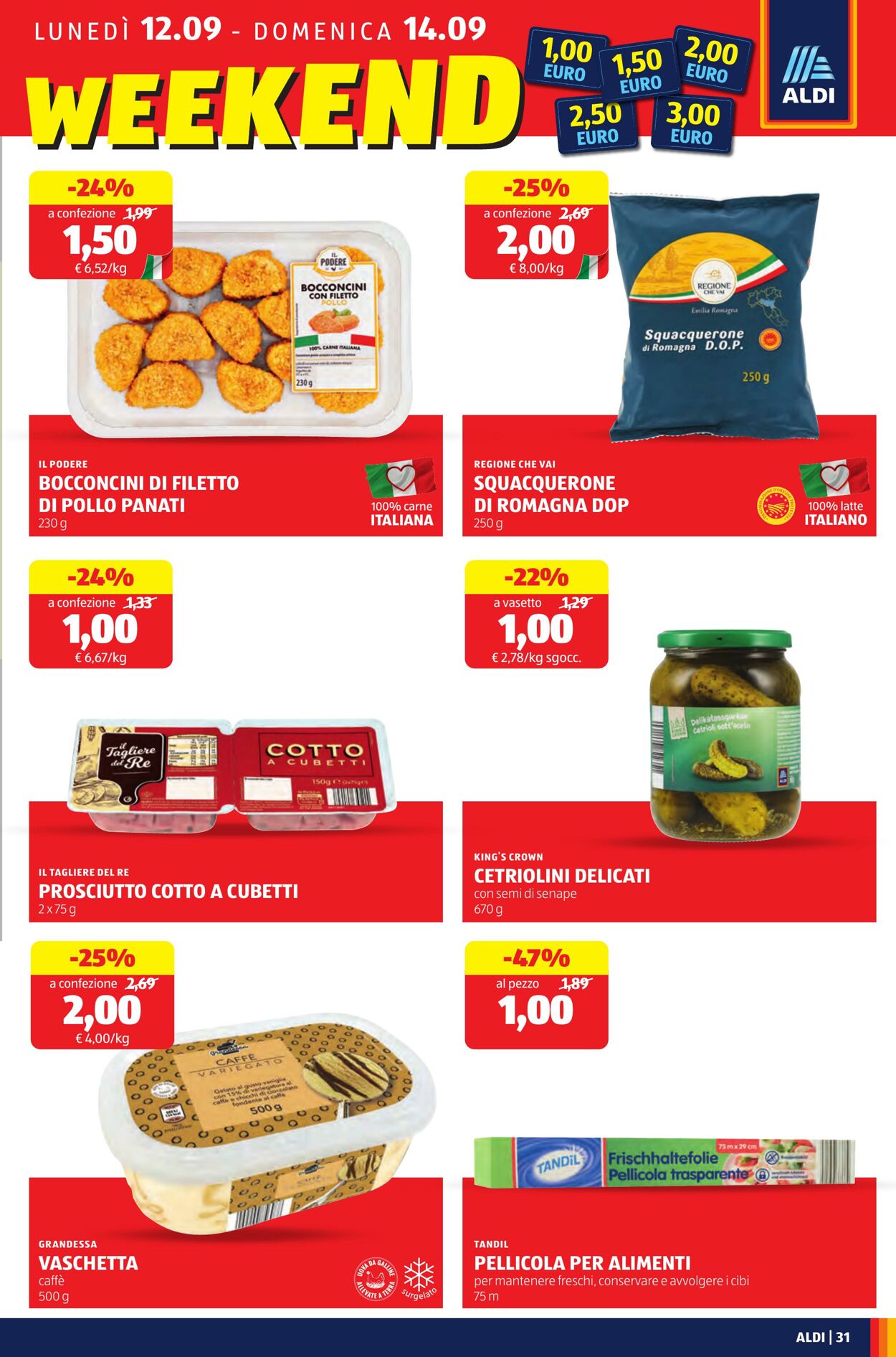 Volantino Aldi 08.09.2025 - 14.09.2025