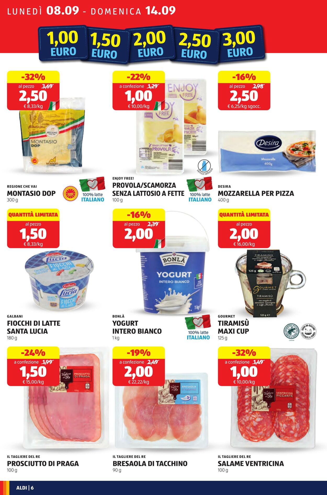 Volantino Aldi 08.09.2025 - 14.09.2025