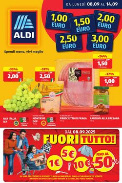 Volantino Aldi 08.09.2025 - 14.09.2025