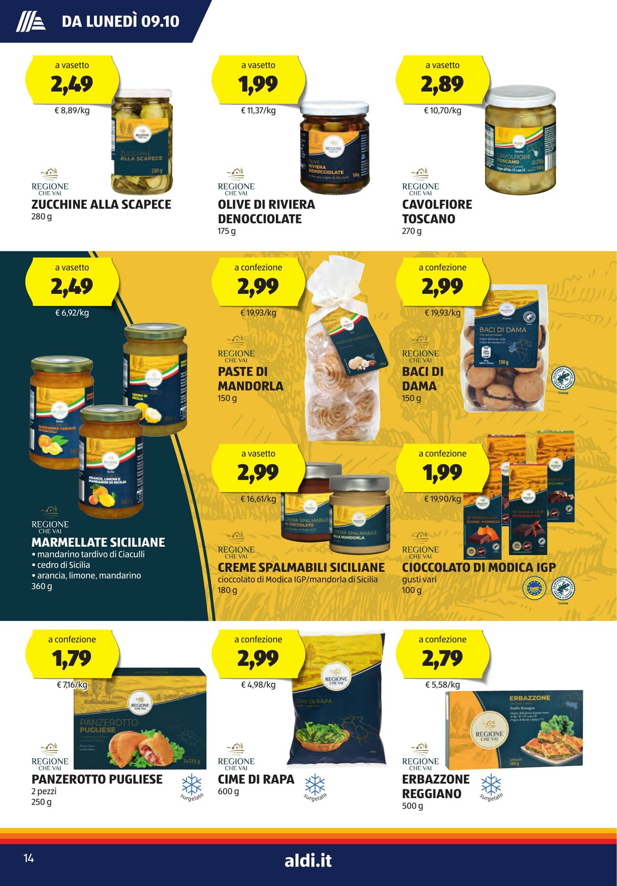 Volantino Aldi 09.10.2023 - 15.10.2023