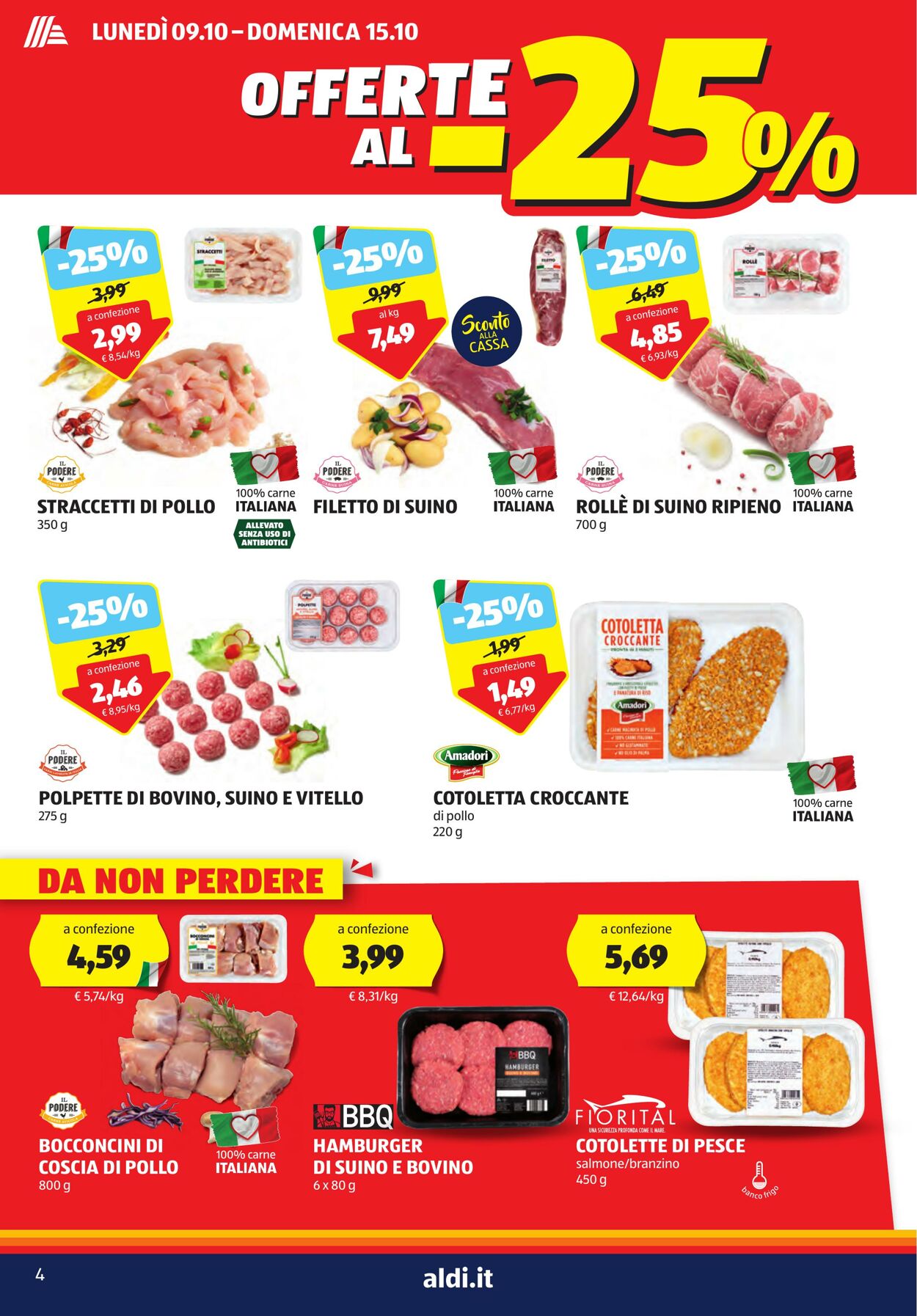 Volantino Aldi 09.10.2023 - 15.10.2023