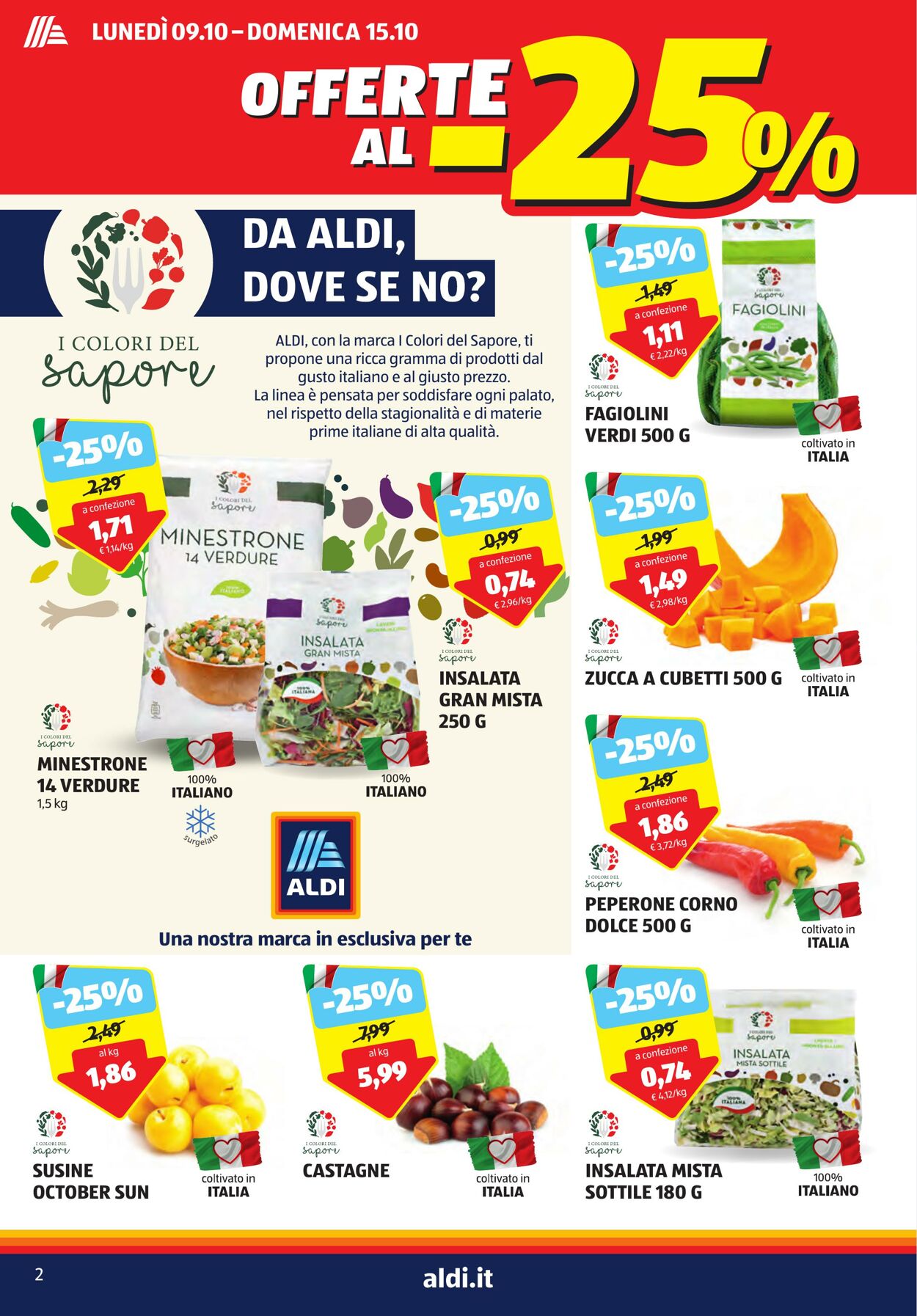 Volantino Aldi 09.10.2023 - 15.10.2023