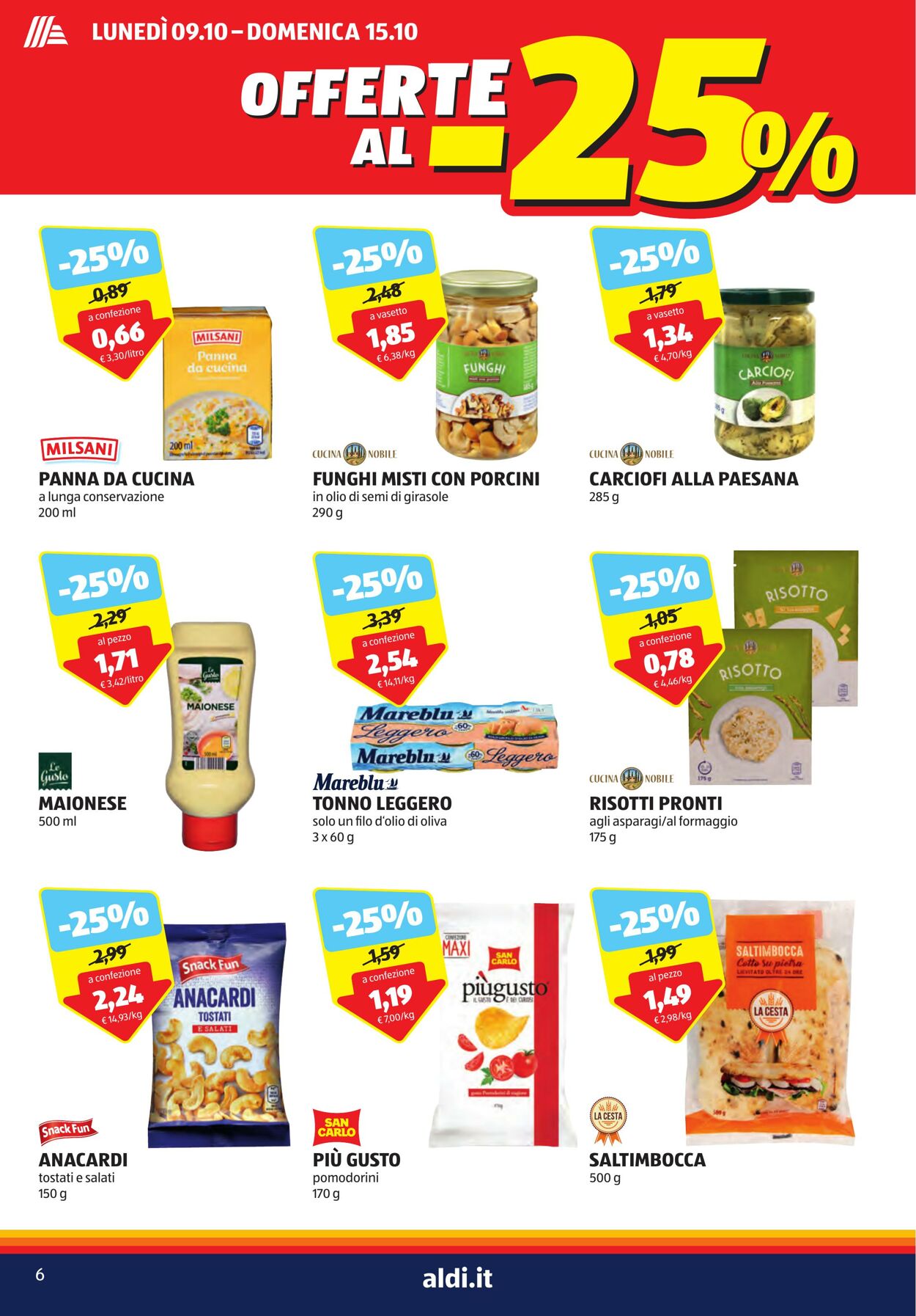 Volantino Aldi 09.10.2023 - 15.10.2023