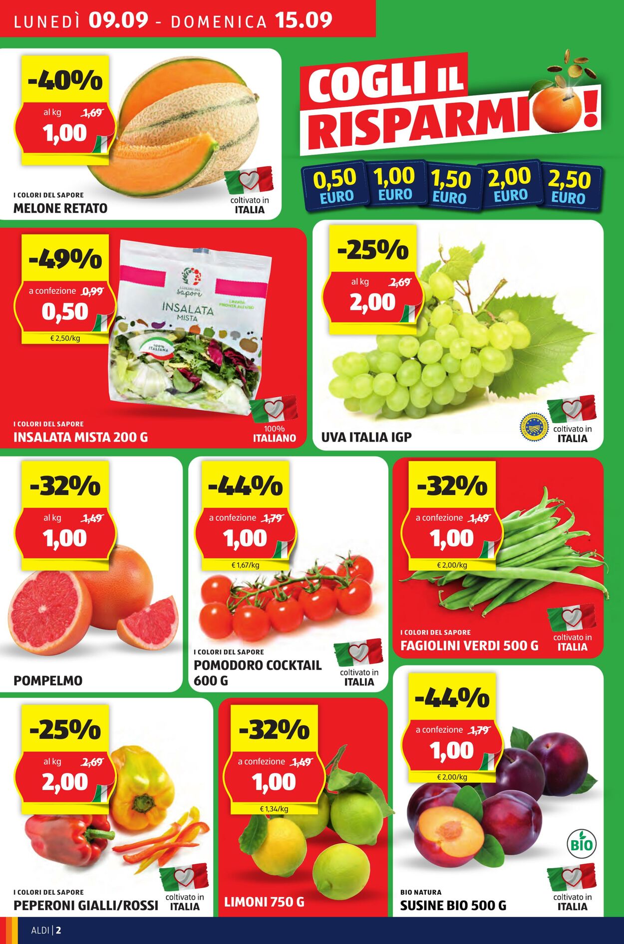 Volantino Aldi 09.09.2024 - 15.09.2024