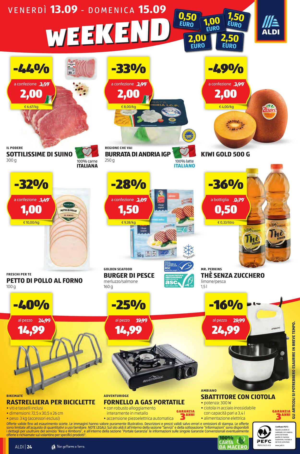 Volantino Aldi 09.09.2024 - 15.09.2024