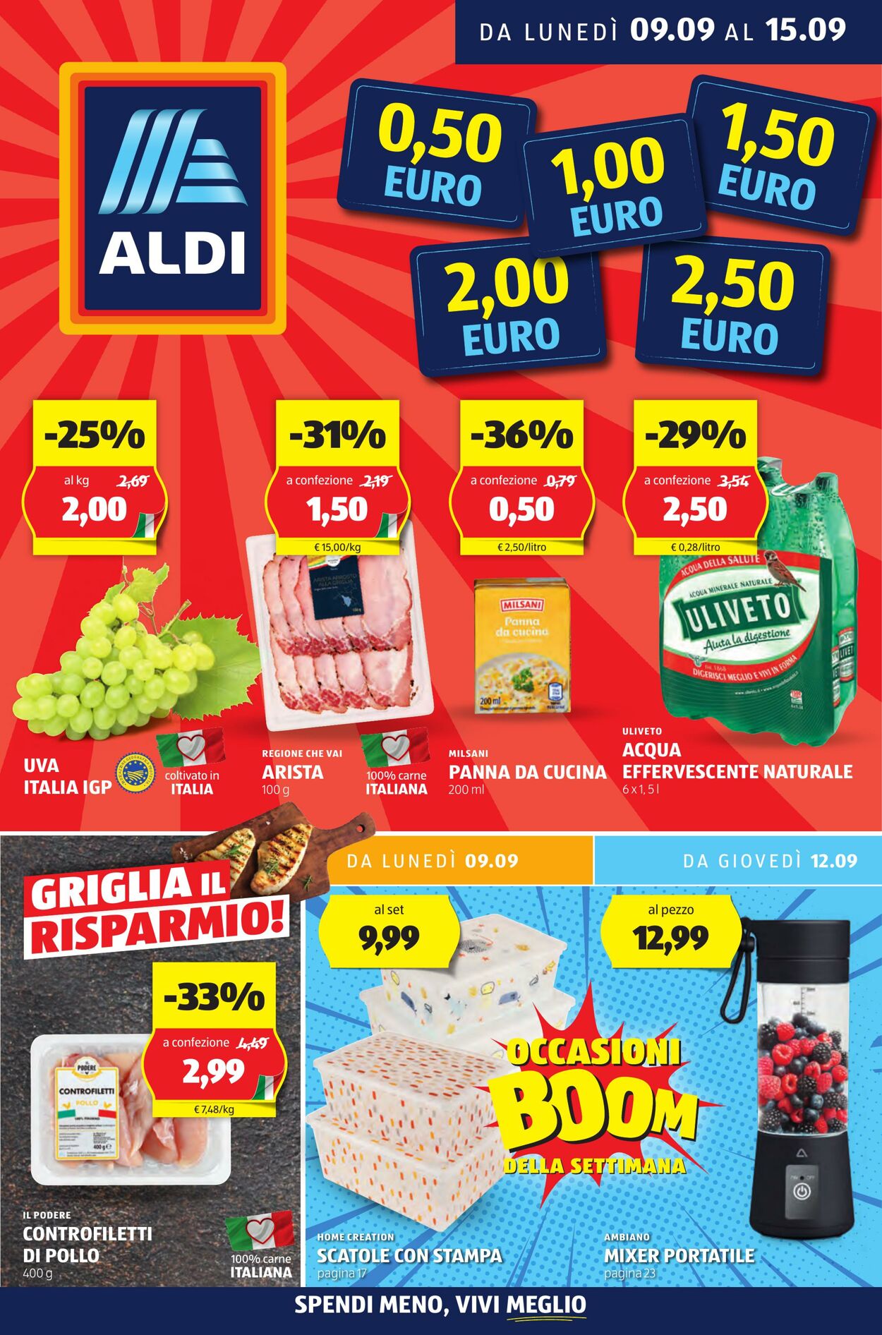 Volantino Aldi 09.09.2024 - 15.09.2024