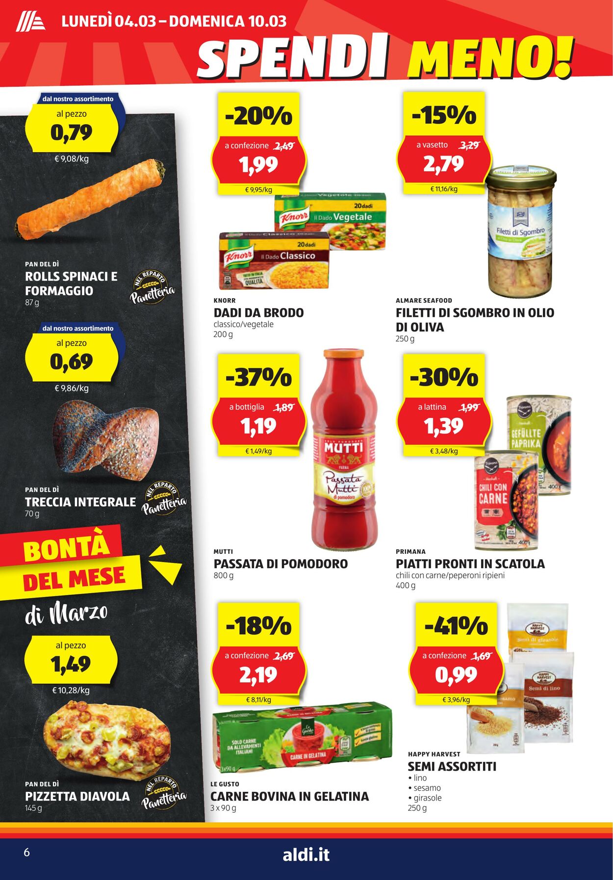 Volantino Aldi 04.03.2024 - 10.03.2024