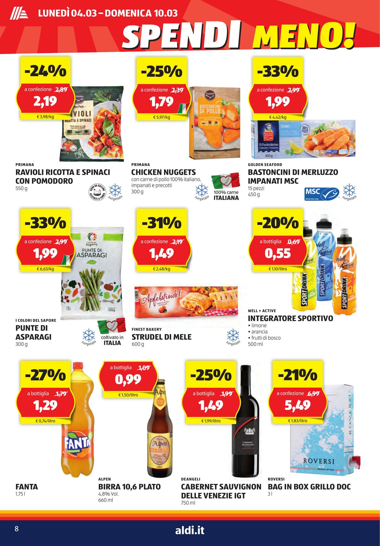 Volantino Aldi 04.03.2024 - 10.03.2024