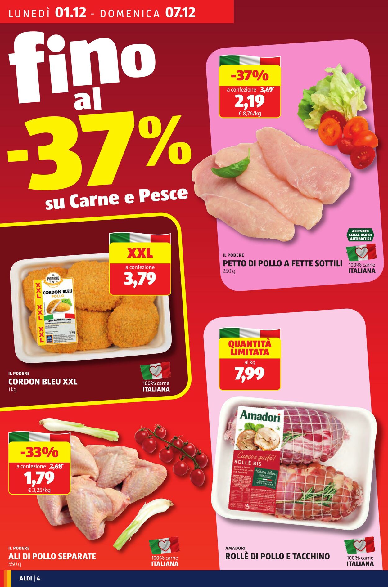 Volantino Aldi 01.12.2025 - 07.12.2025