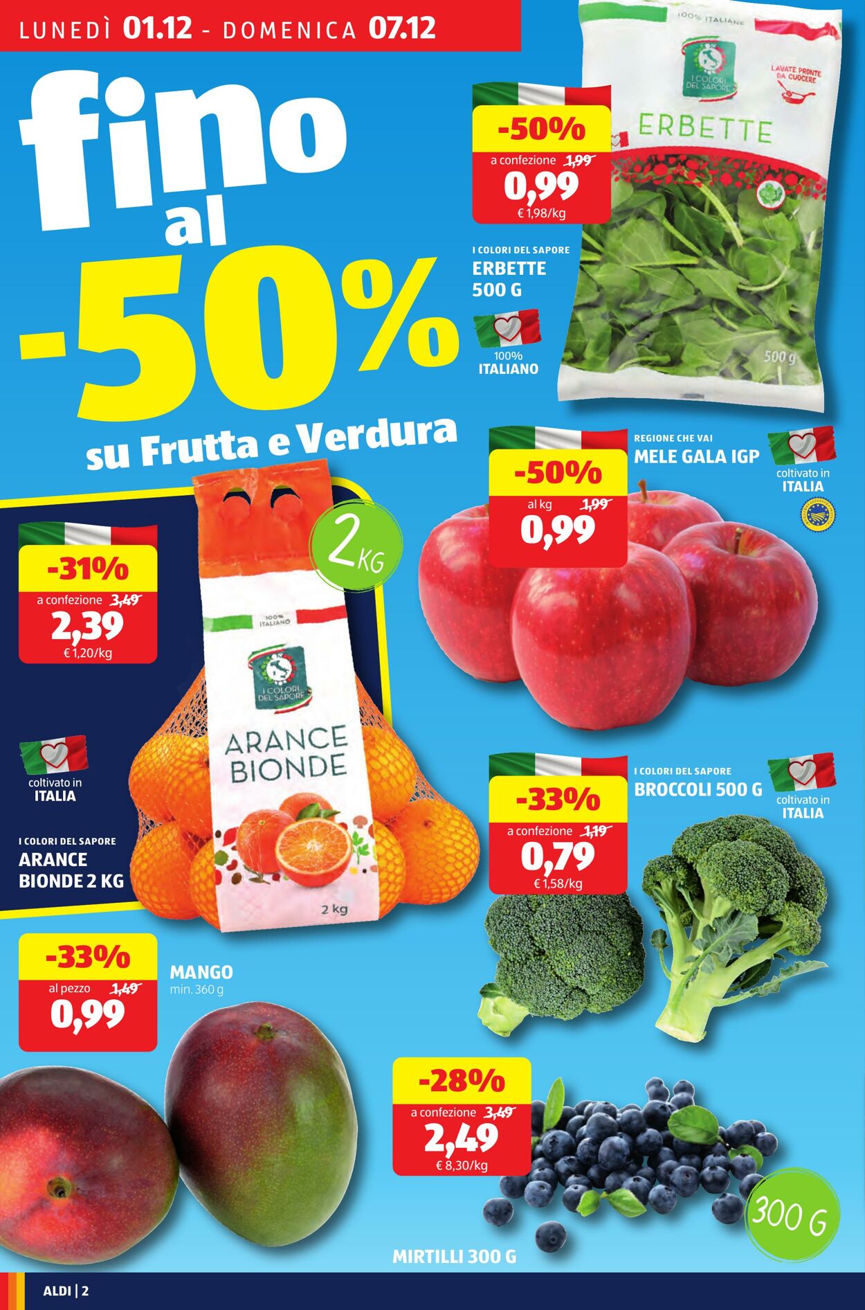 Volantino Aldi 01.12.2025 - 07.12.2025