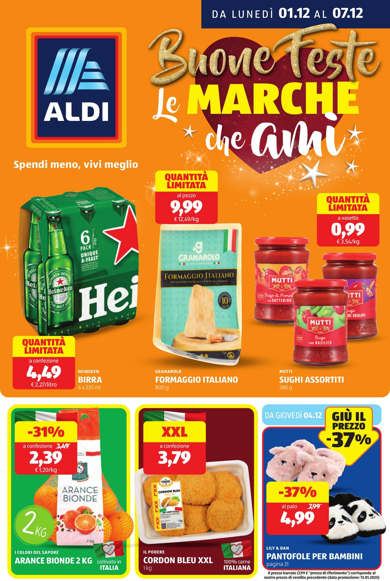 Volantino Aldi 01.12.2025 - 07.12.2025