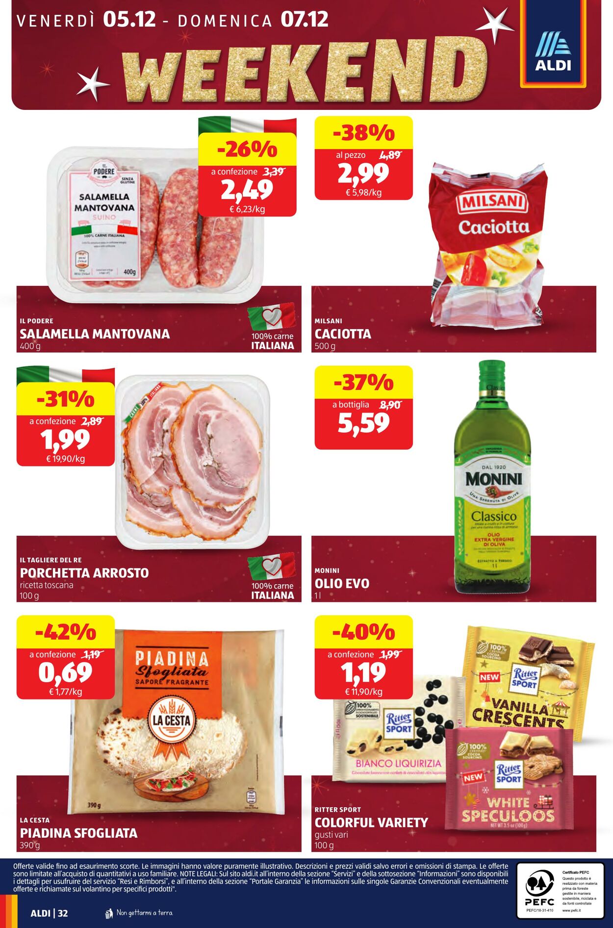 Volantino Aldi 01.12.2025 - 07.12.2025