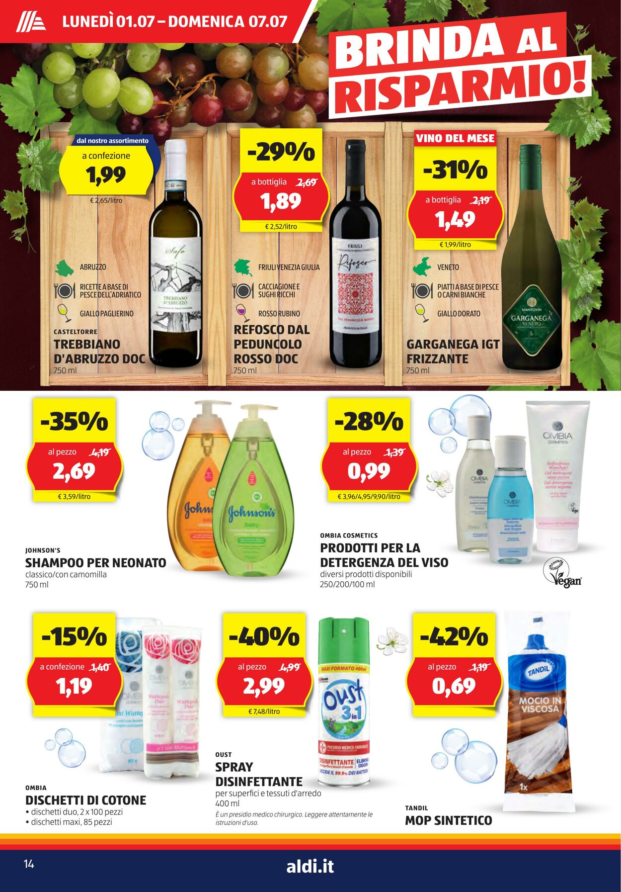 Volantino Aldi 01.07.2024 - 07.07.2024