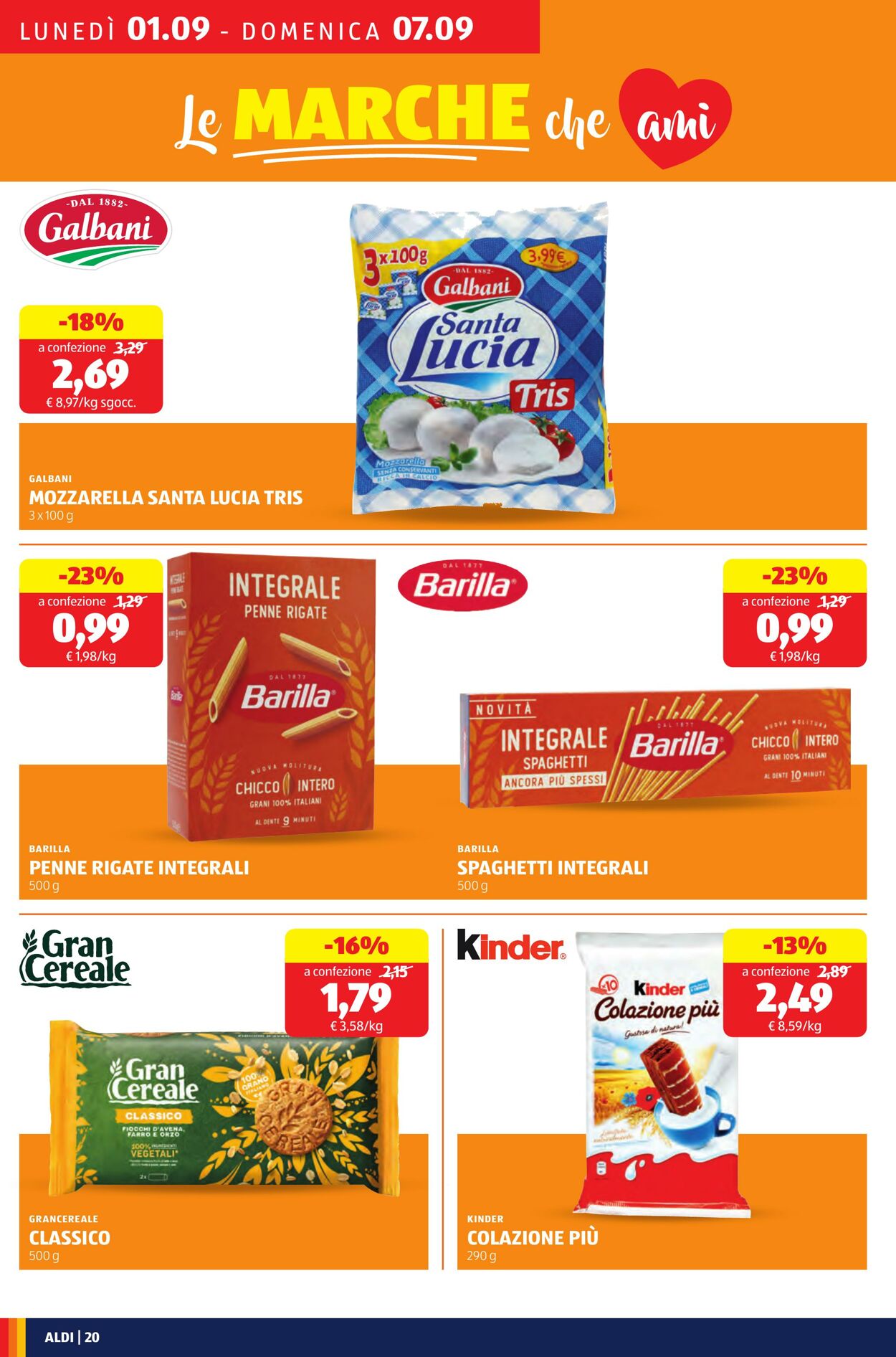 Volantino Aldi 01.09.2025 - 07.09.2025
