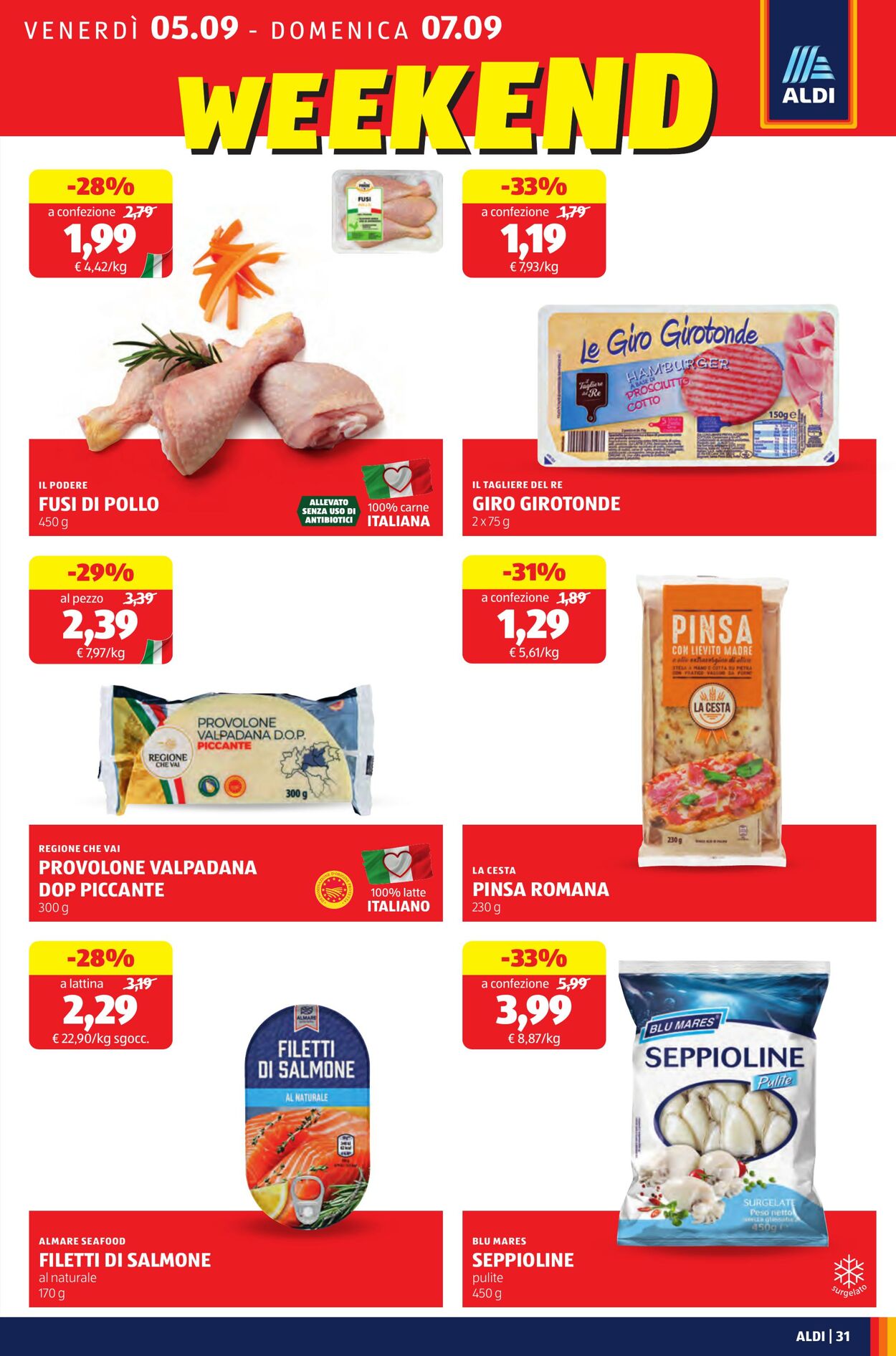 Volantino Aldi 01.09.2025 - 07.09.2025