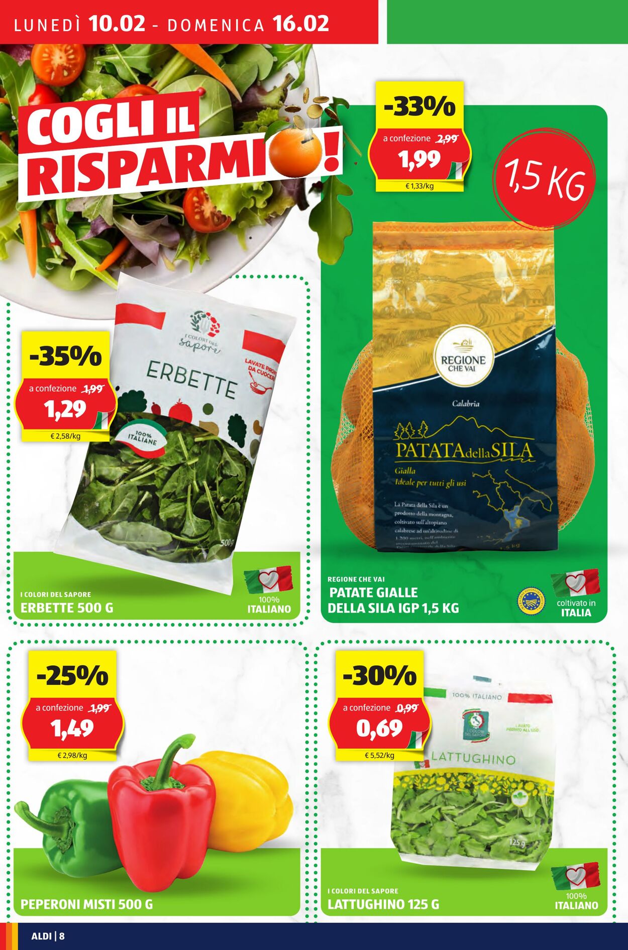 Volantino Aldi 10.02.2025 - 16.02.2025