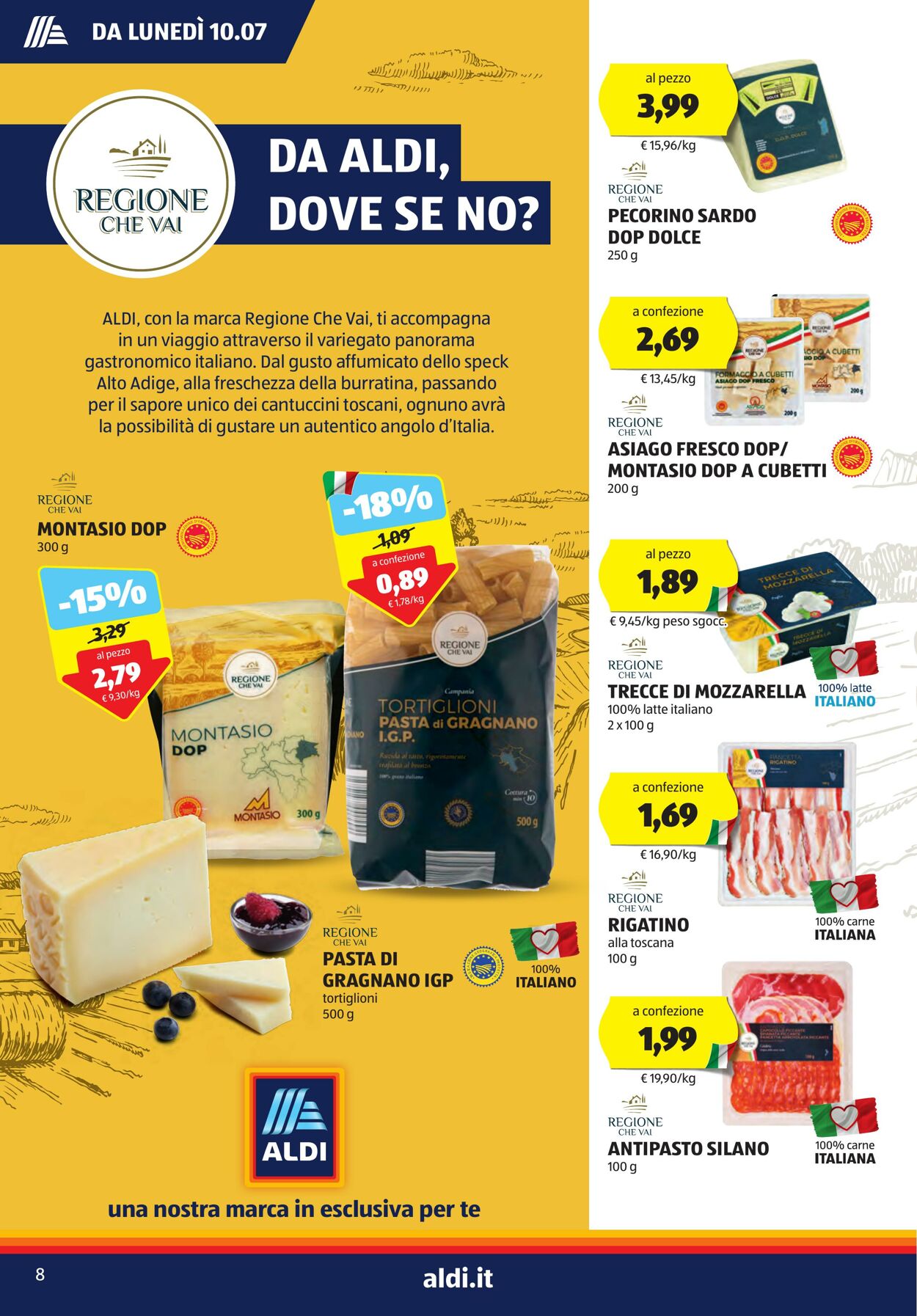 Volantino Aldi 10.07.2023 - 16.07.2023