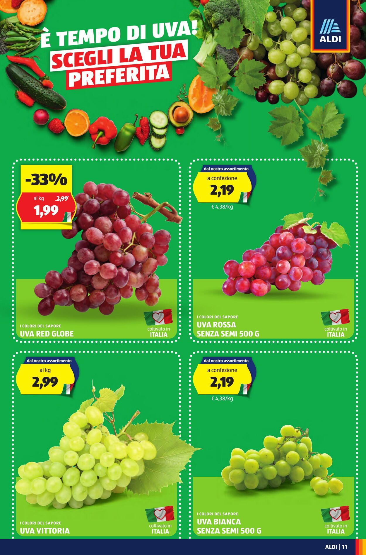 Volantino Aldi 11.08.2025 - 17.08.2025