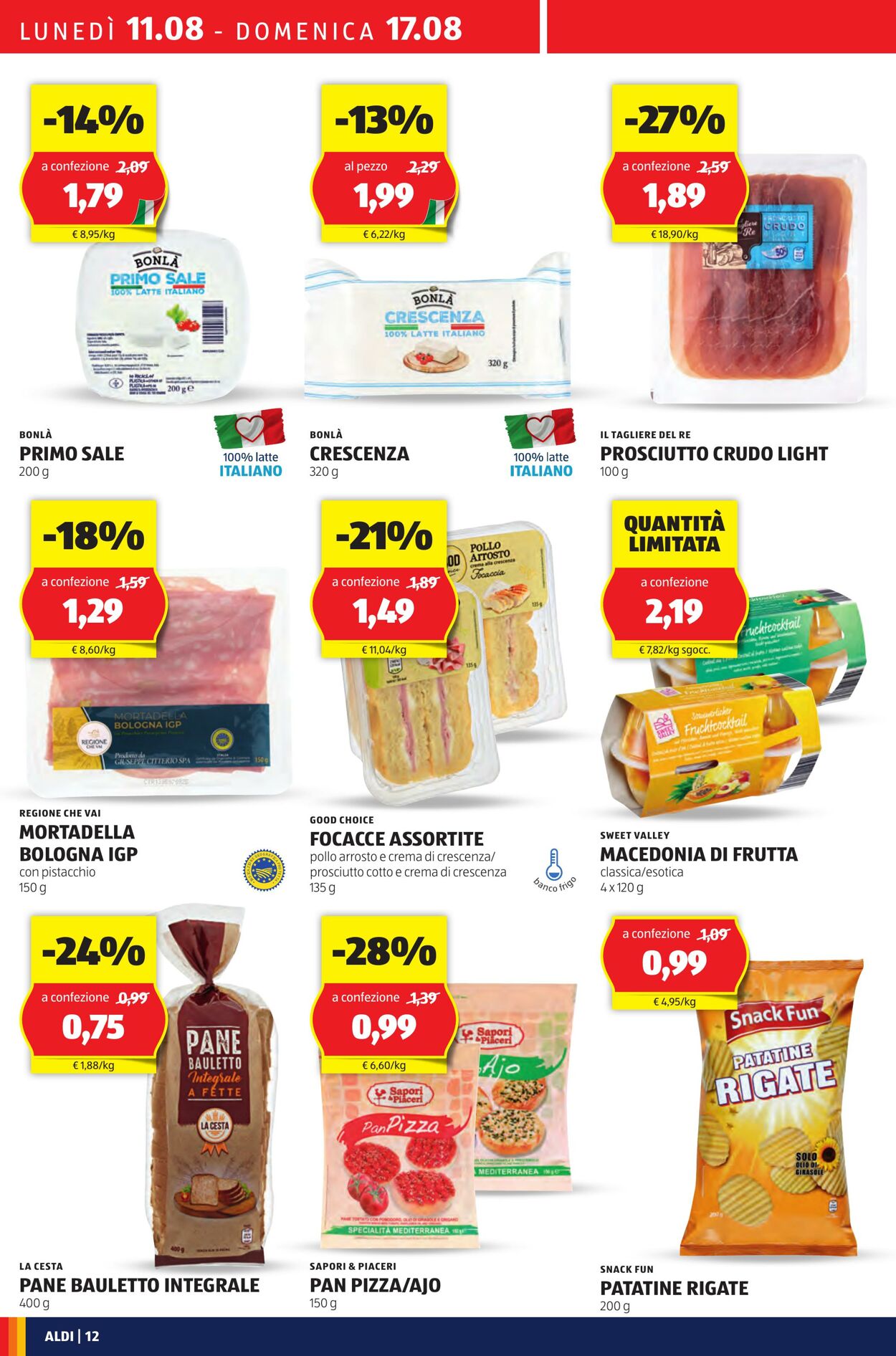 Volantino Aldi 11.08.2025 - 17.08.2025