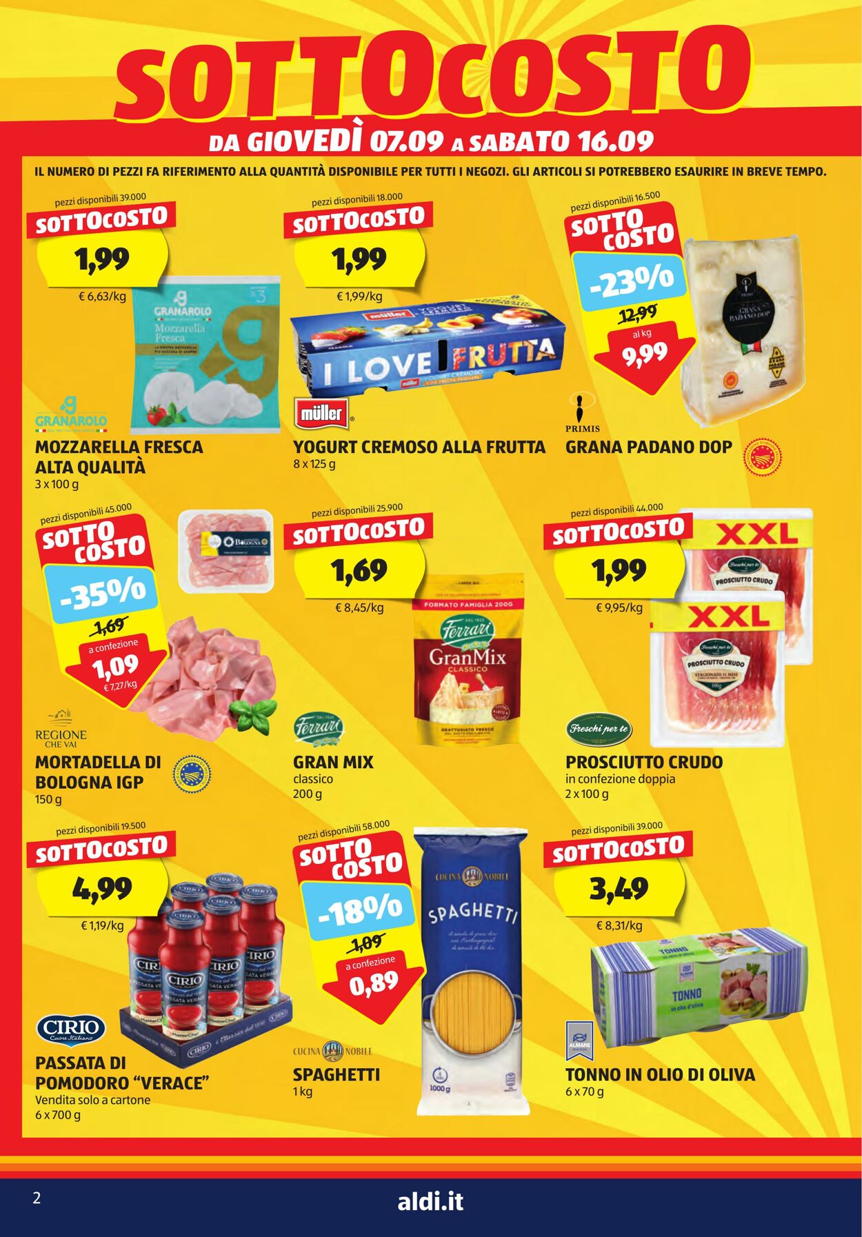 Volantino Aldi 11.09.2023 - 17.09.2023