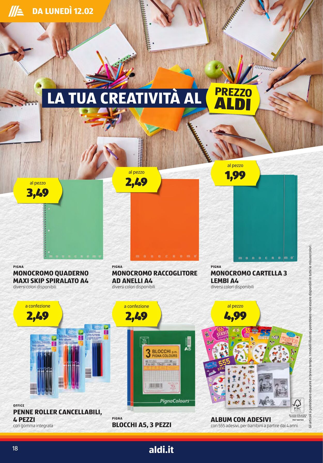 Volantino Aldi 12.02.2024 - 18.02.2024