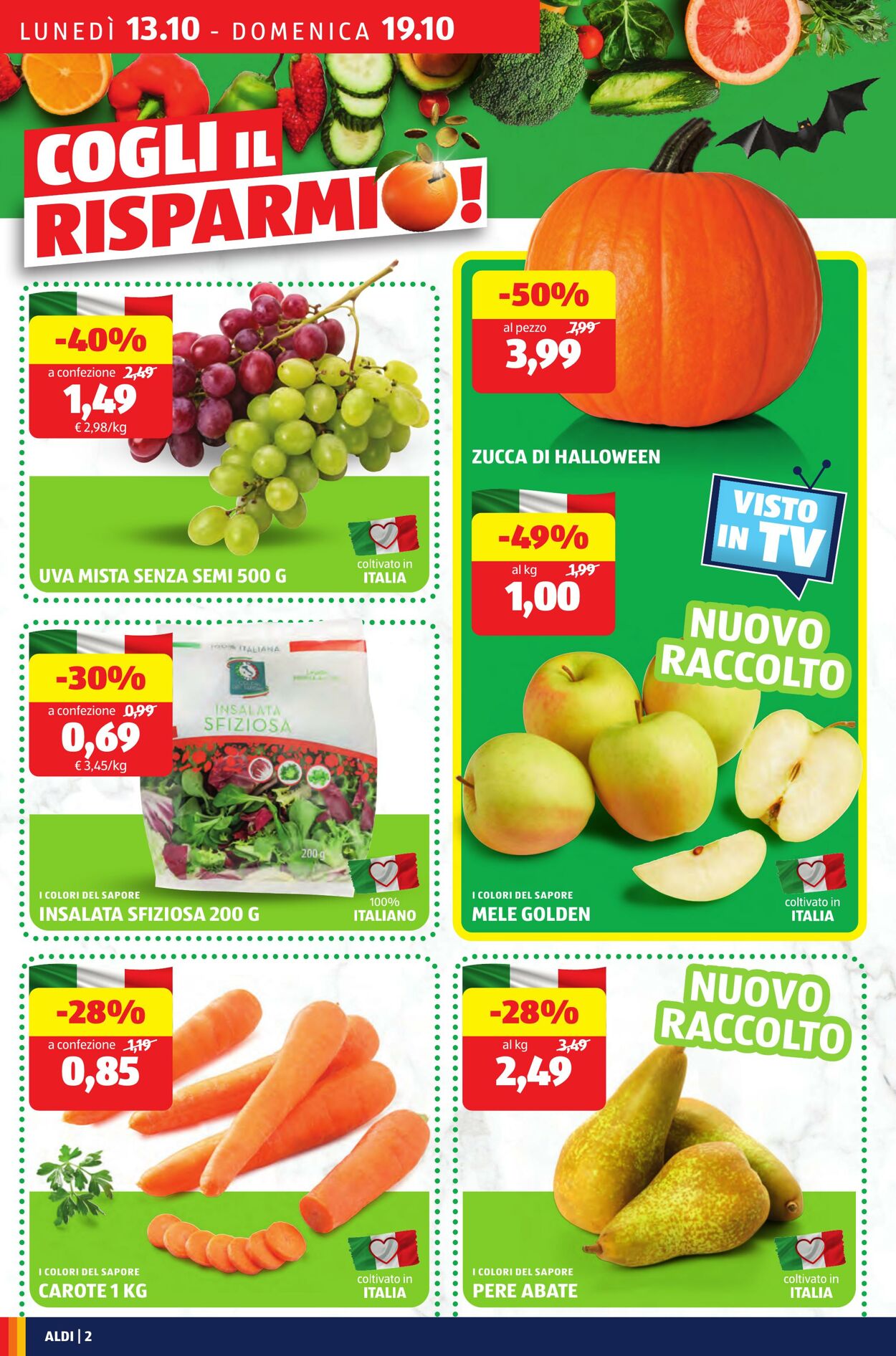 Volantino Aldi 13.10.2025 - 19.10.2025