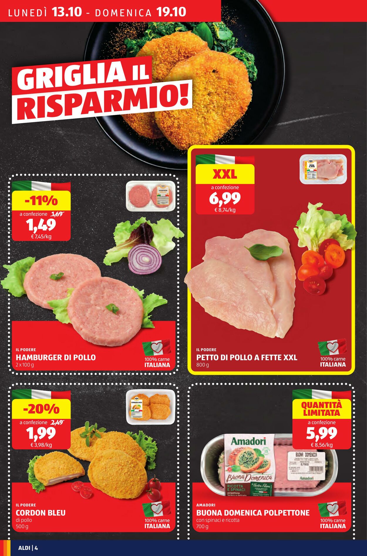 Volantino Aldi 13.10.2025 - 19.10.2025