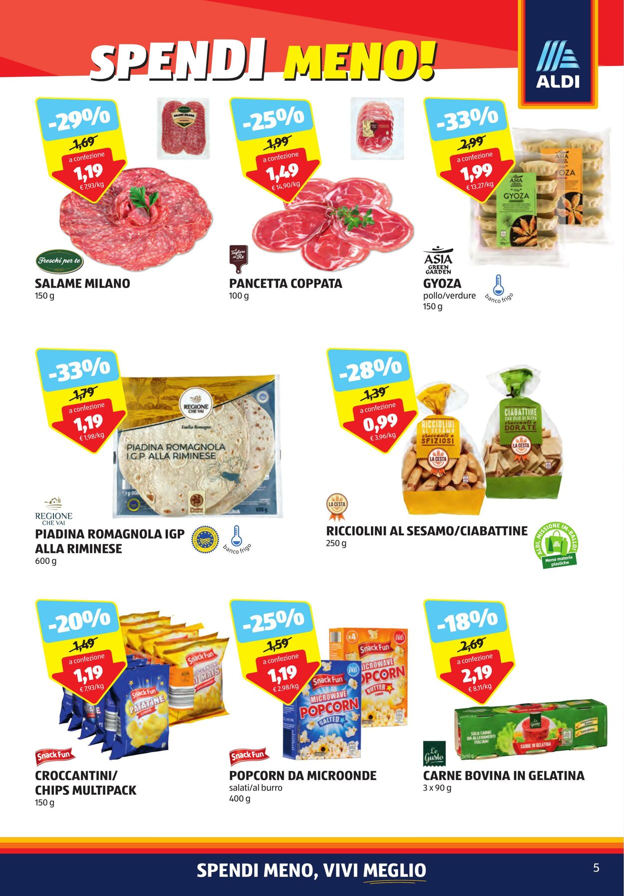 Volantino Aldi 14.08.2023 - 20.08.2023