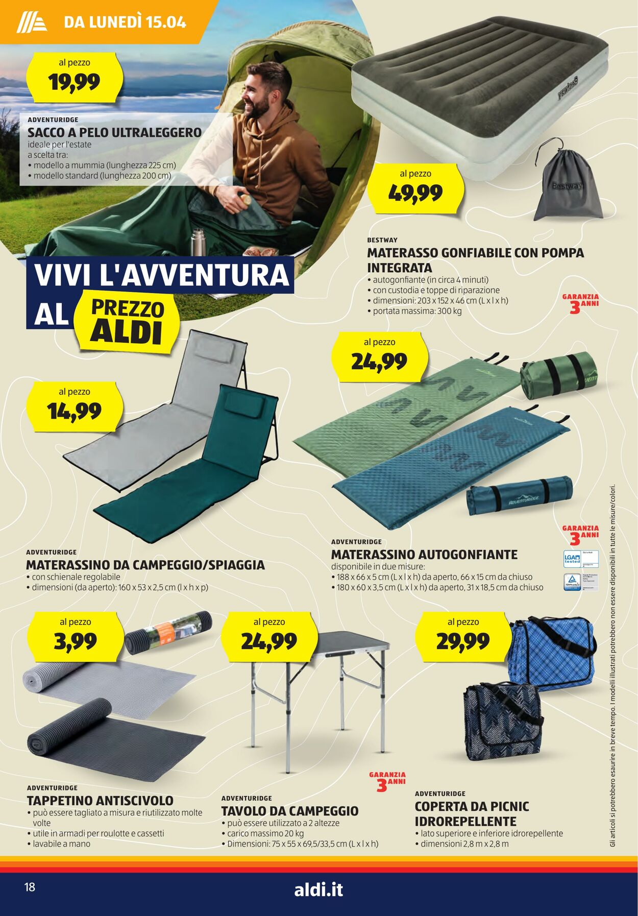 Volantino Aldi 15.04.2024 - 21.04.2024